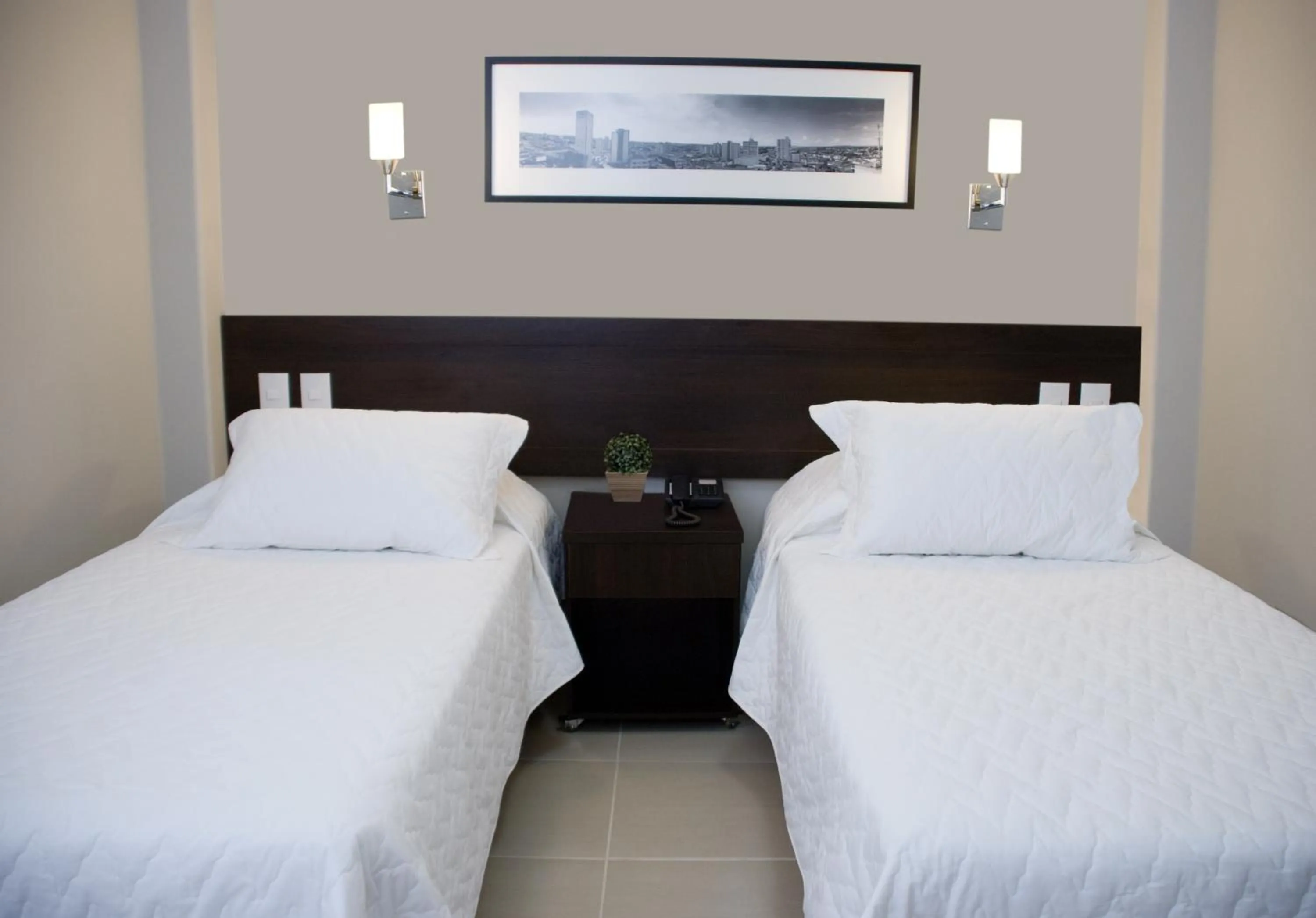 Photo of the whole room, Bed in Lider Hotel Ituiutaba