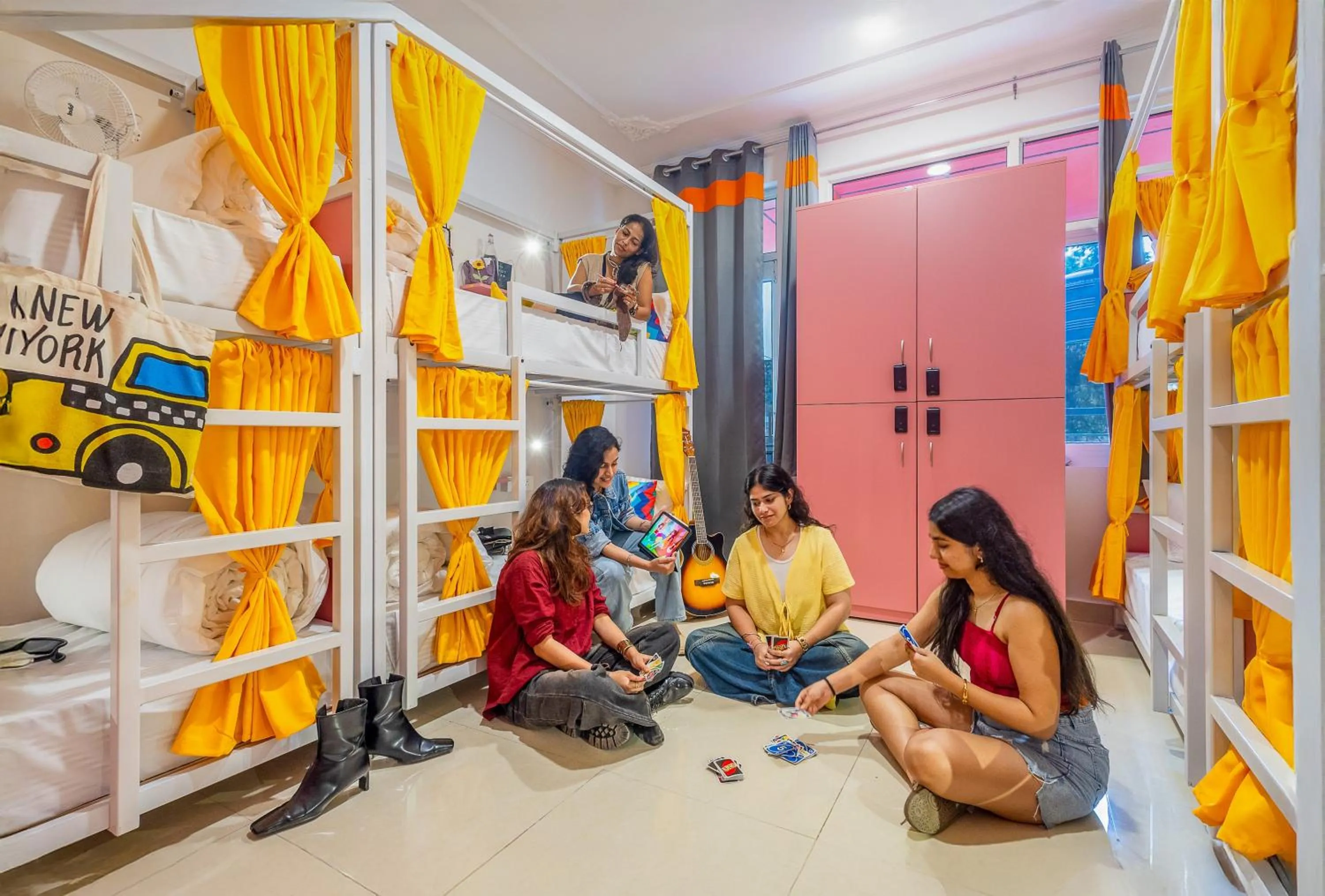 Bed in 6-Bed Female Dormitory Room in goSTOPS Mcleodganj, Mall Road