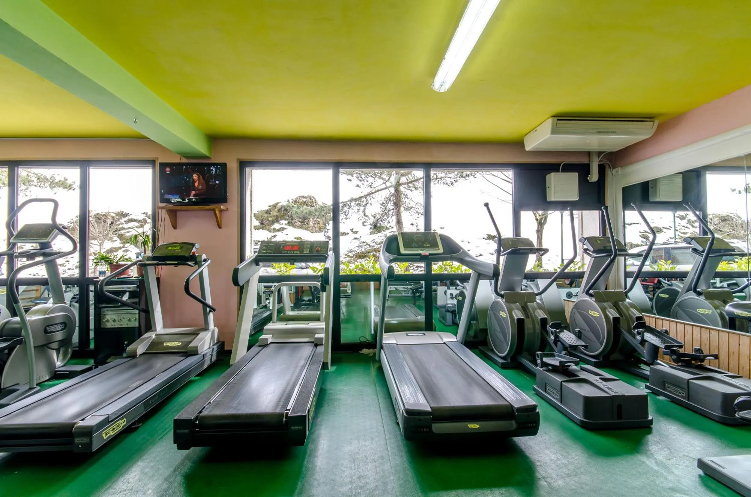 Fitness centre/facilities in Hotel Residence Club Primula