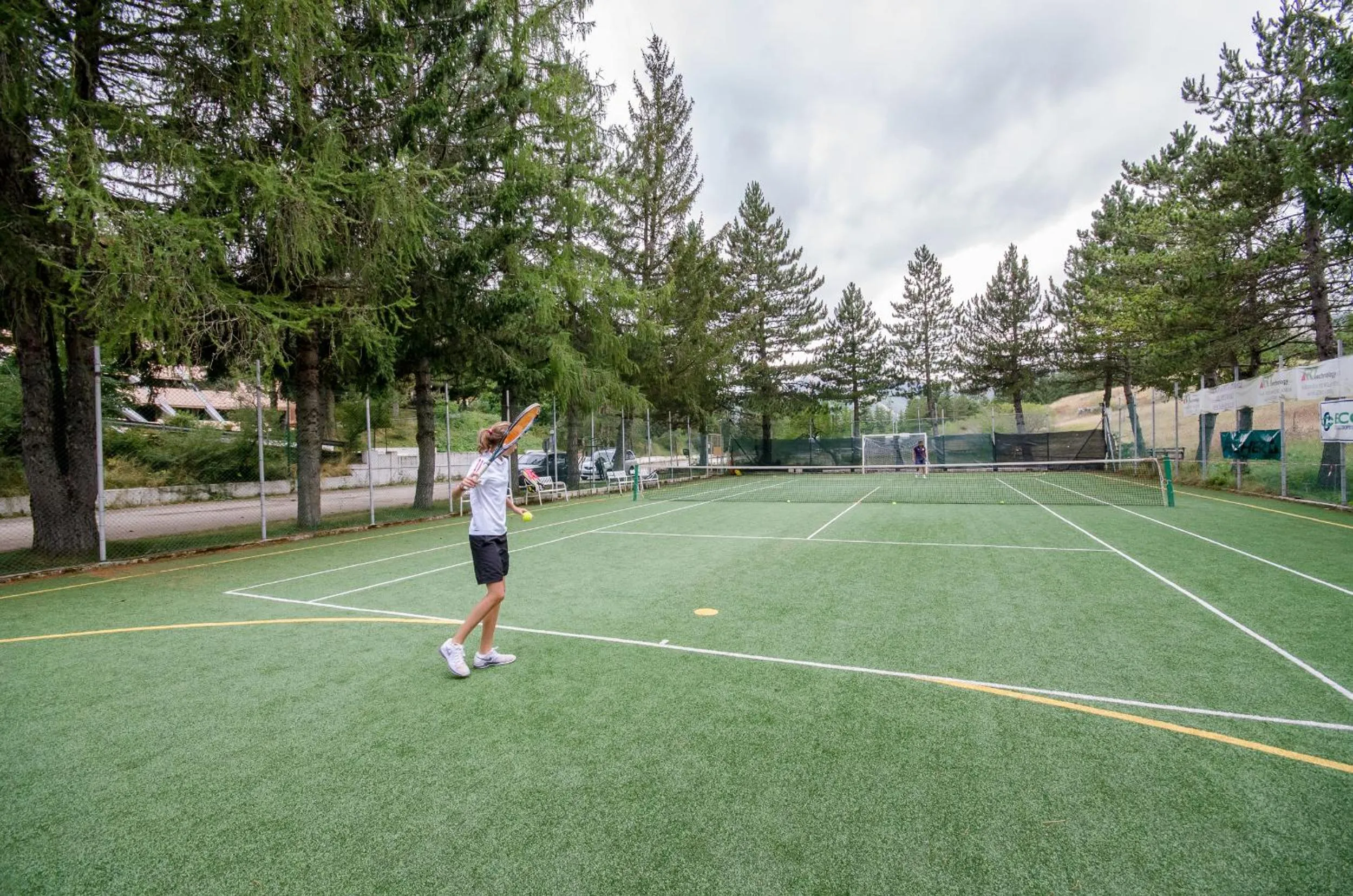 Tennis court in Hotel Residence Club Primula