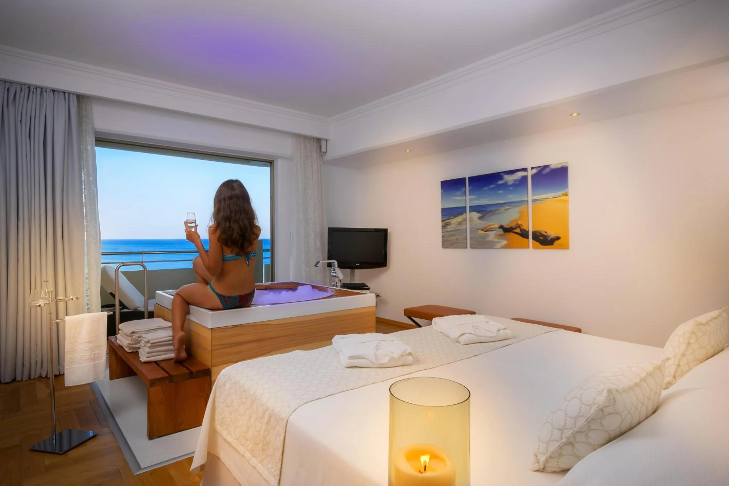 Photo of the whole room, Bed in Elysium Resort & Spa