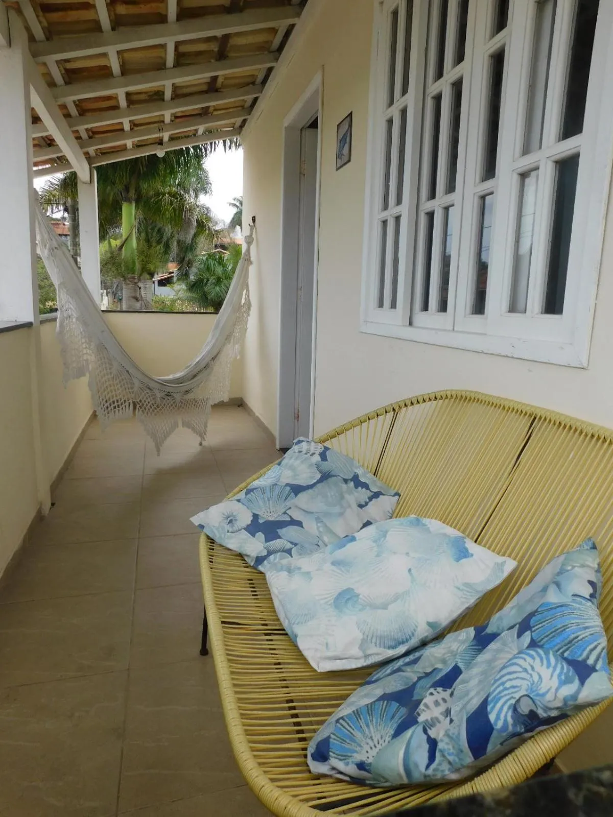 Balcony/Terrace in Pousada Luzes de Geribá