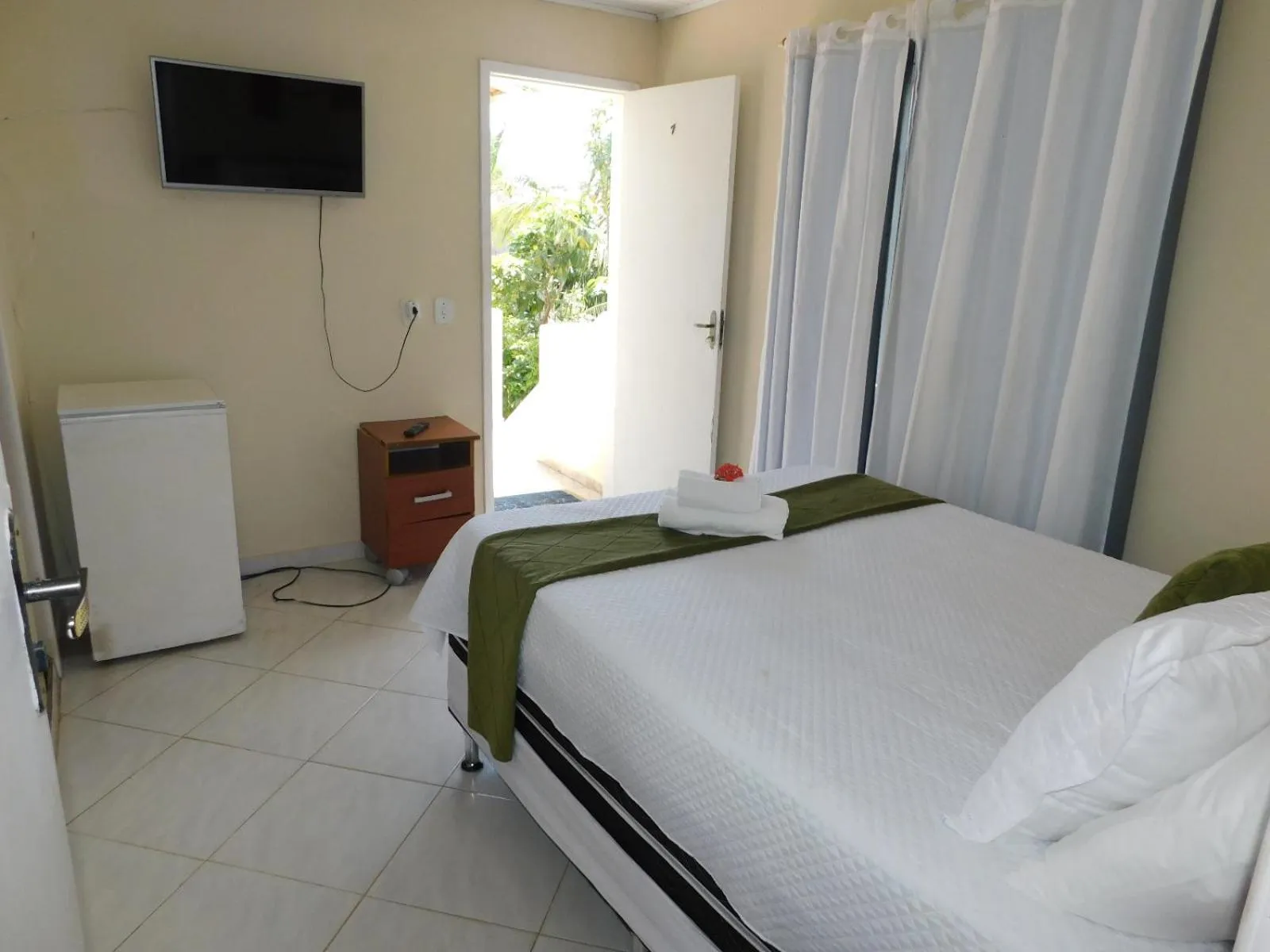 Bedroom, Bed in Pousada Luzes de Geribá