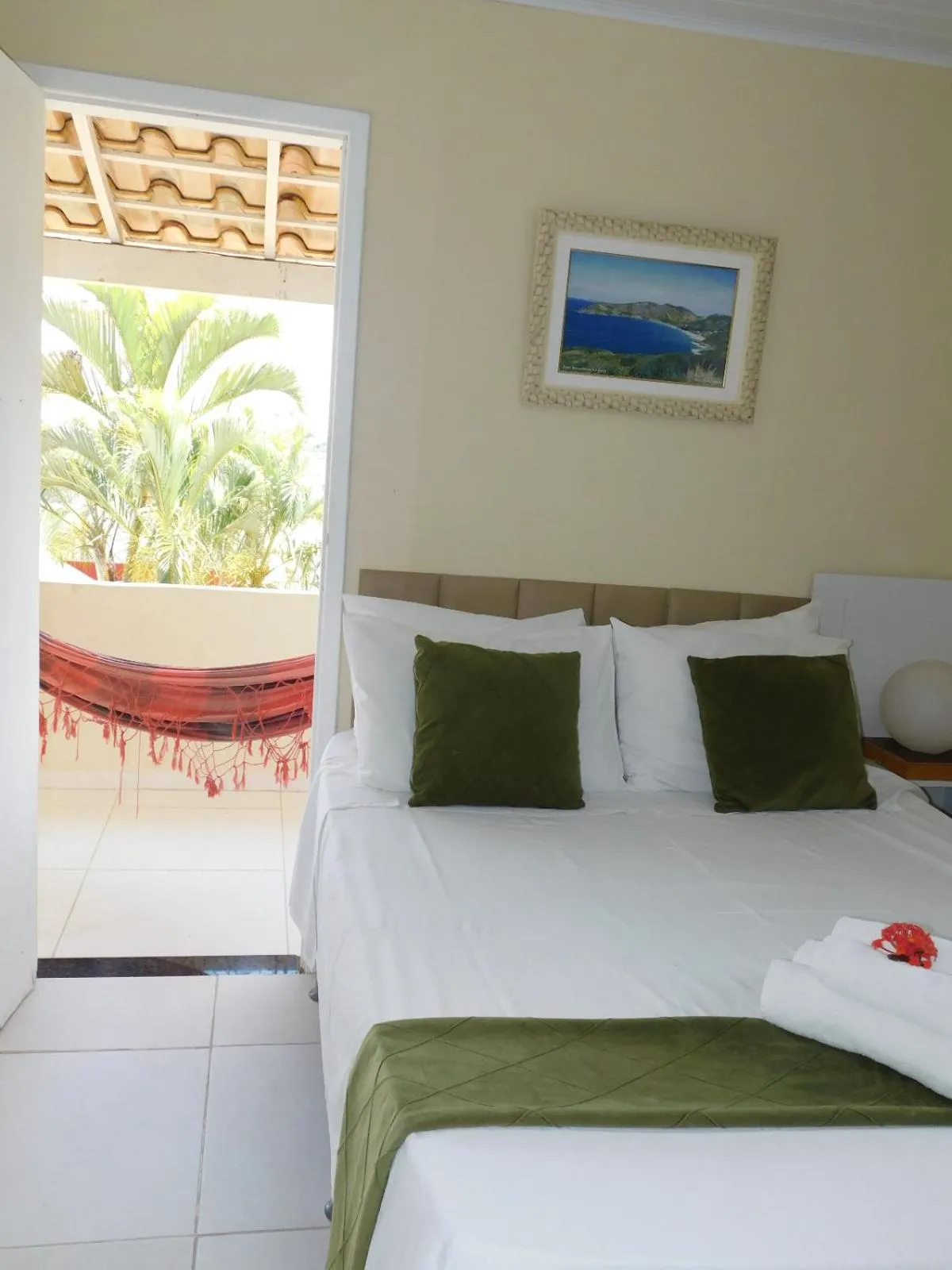 Bedroom, Bed in Pousada Luzes de Geribá