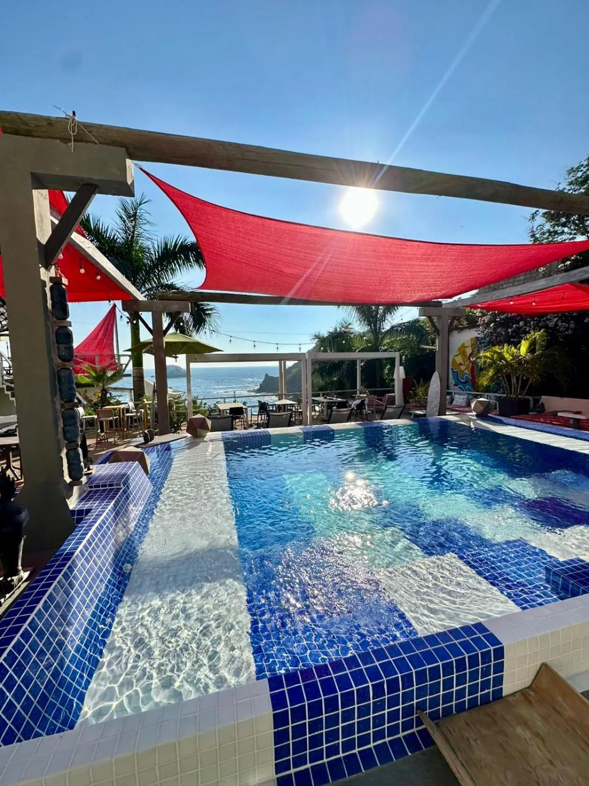 Swimming pool in Villa Aikia (Adults Suites A/C)