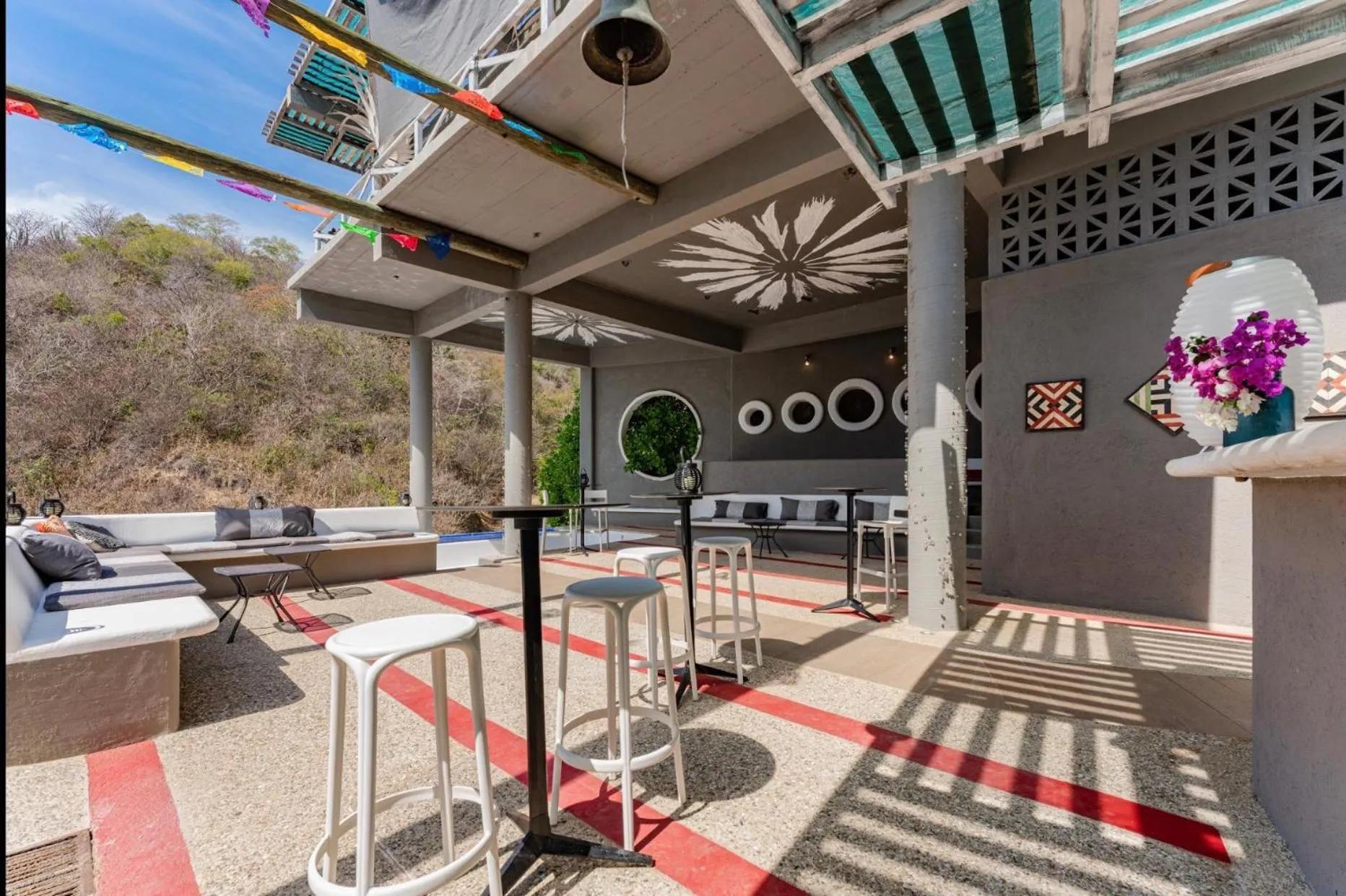 Patio in Villa Aikia (Adults Suites A/C)