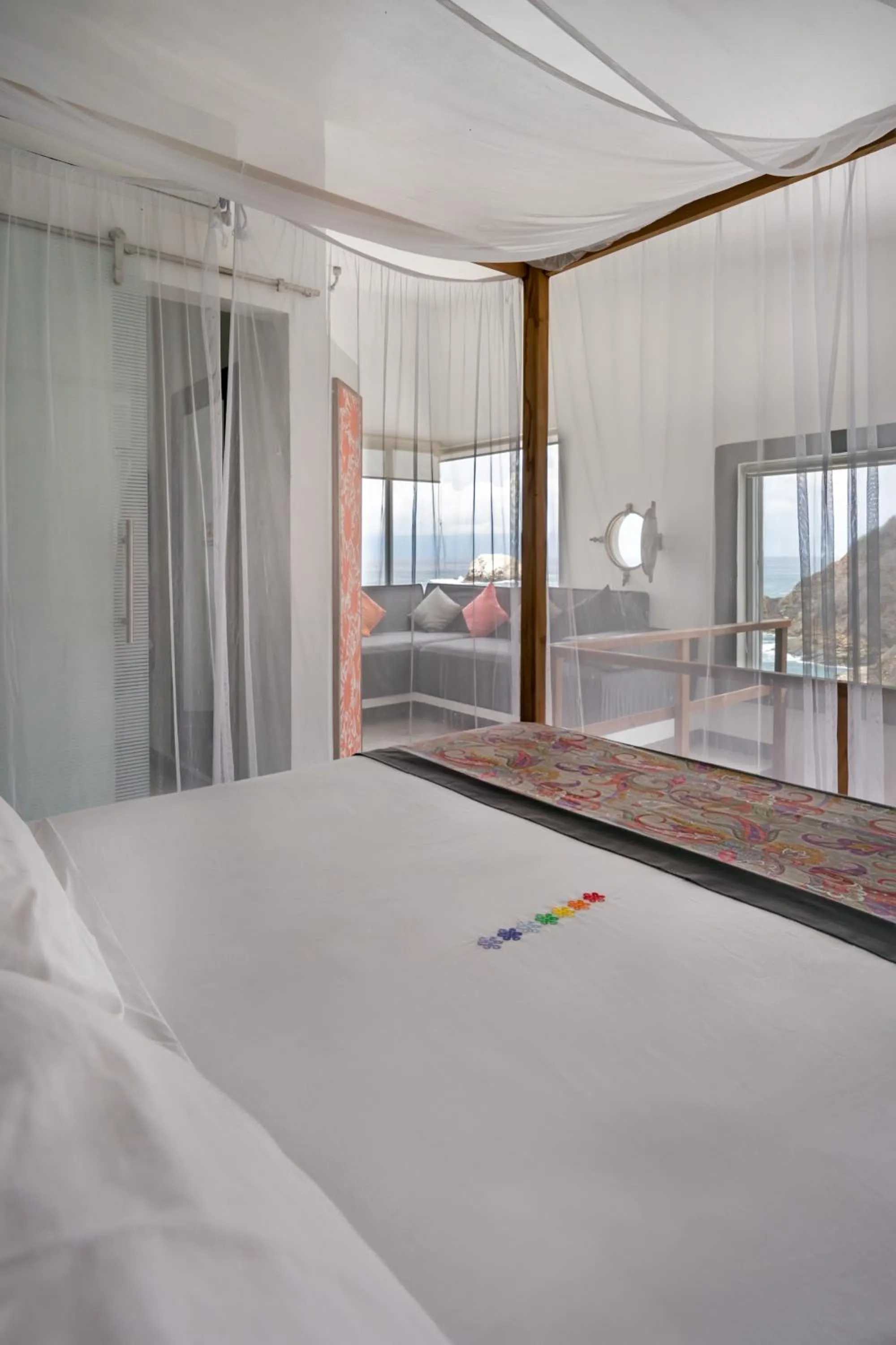 Bed in Villa Aikia (Adults Suites A/C)