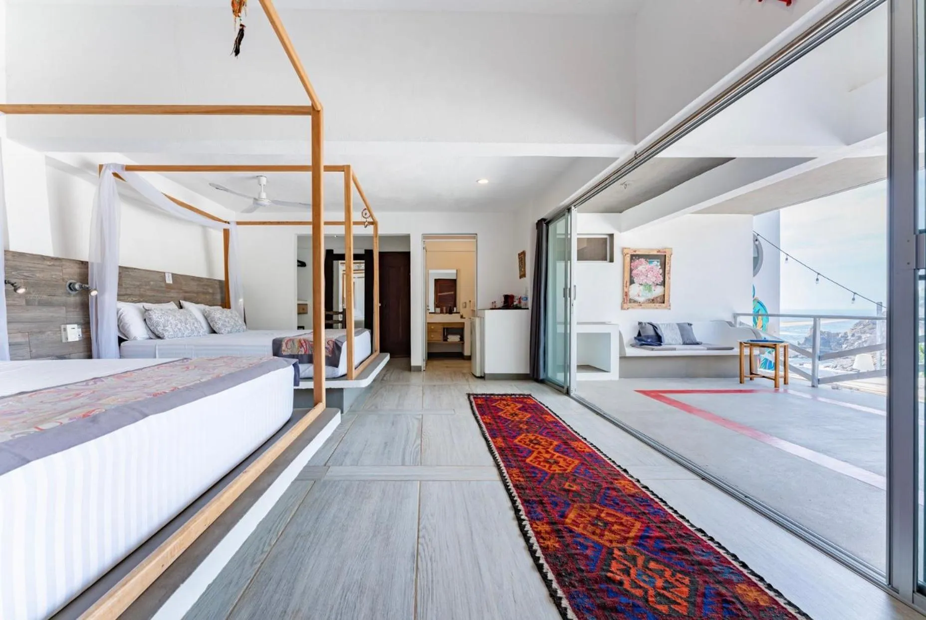 Bedroom, Bed in Villa Aikia (Adults Suites A/C)