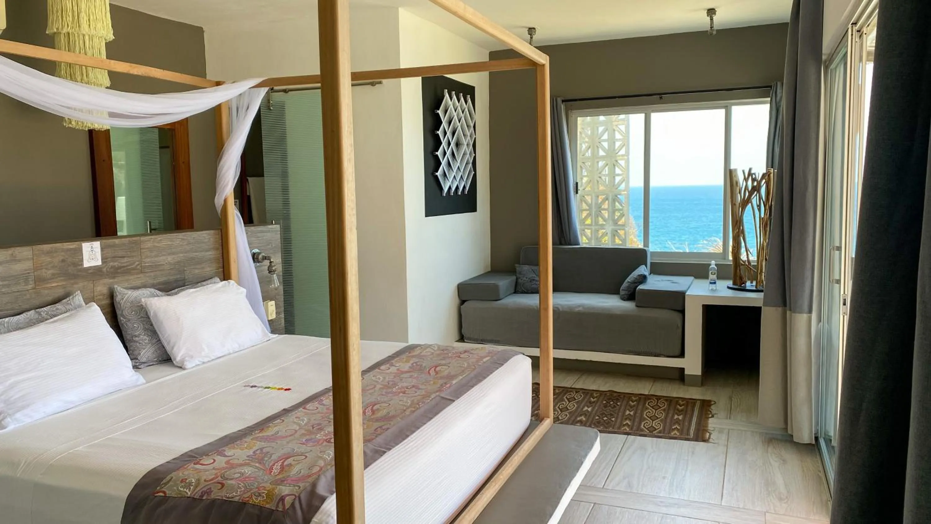 Bedroom, Bed in Villa Aikia (Adults Suites A/C)