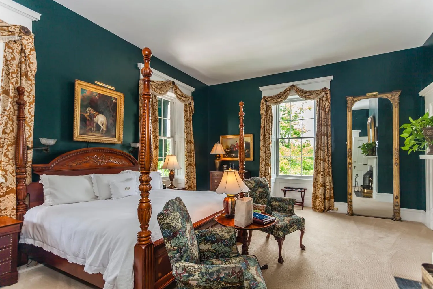 Bedroom, Bed in Antrim 1844