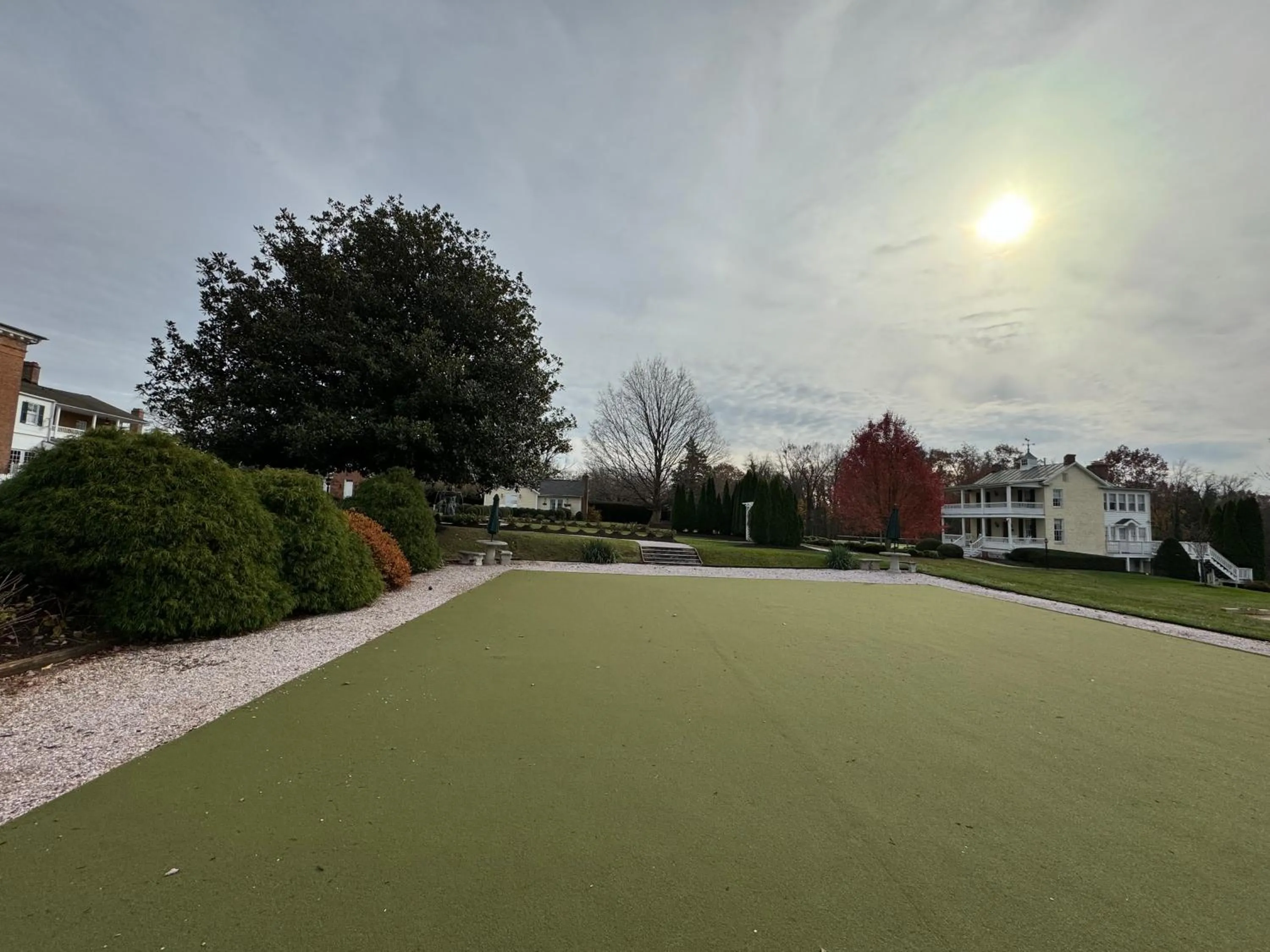 Tennis court in Antrim 1844