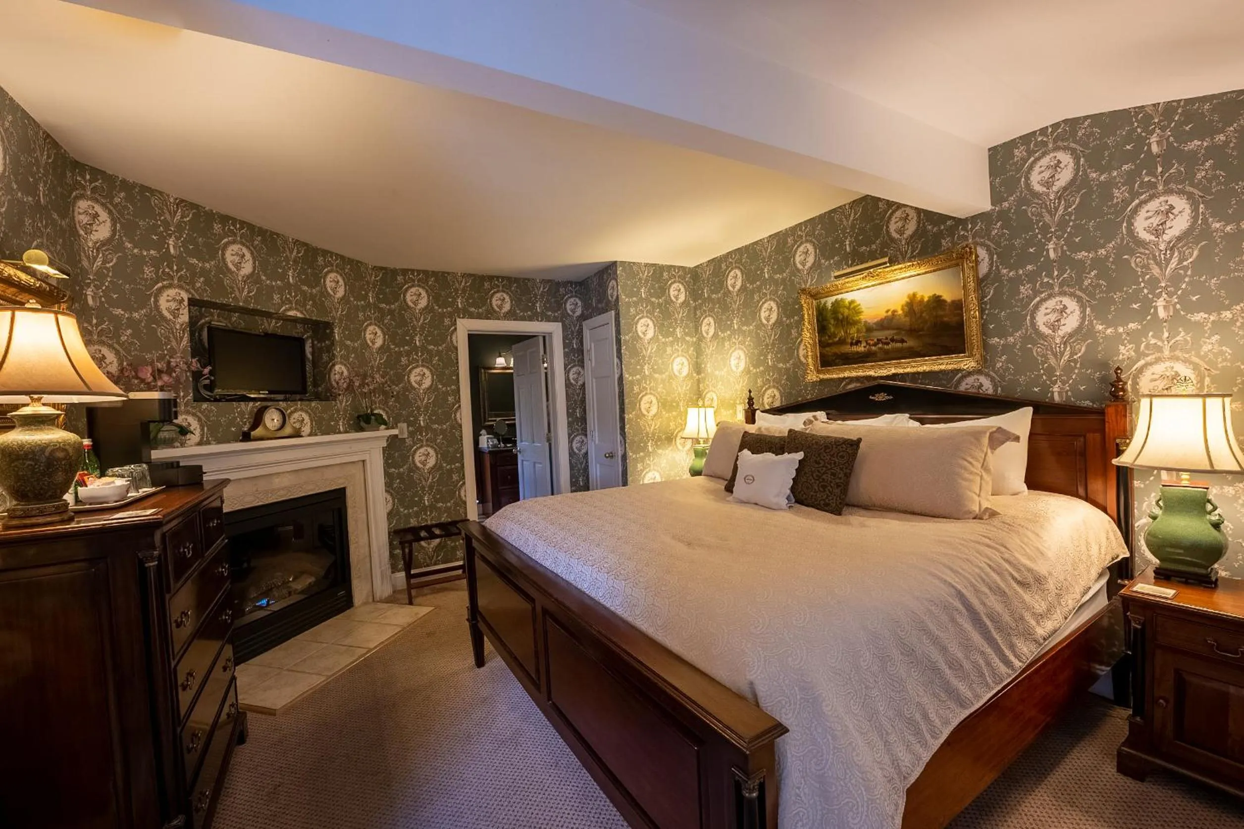 Bedroom, Bed in Antrim 1844