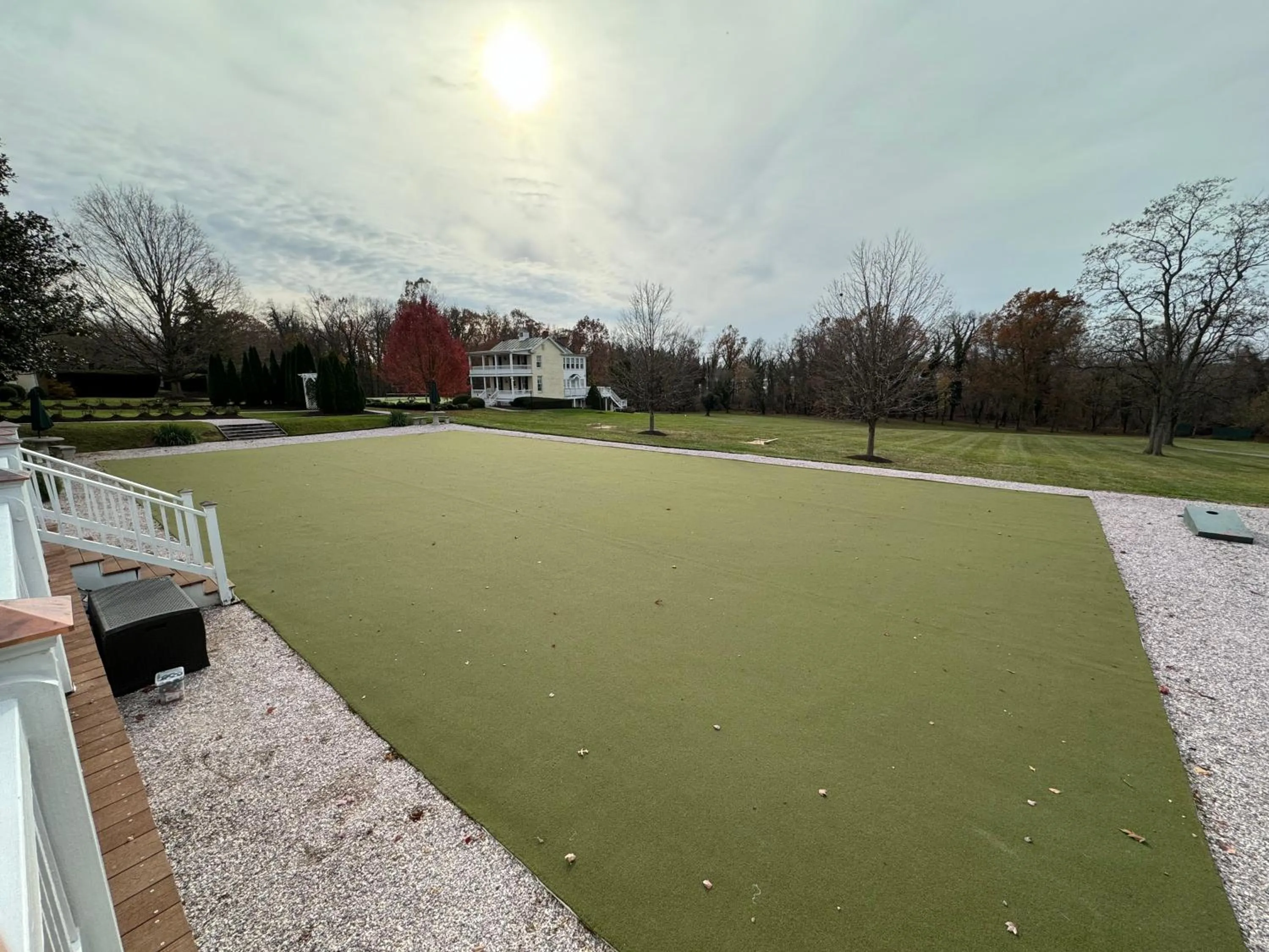 Tennis court in Antrim 1844