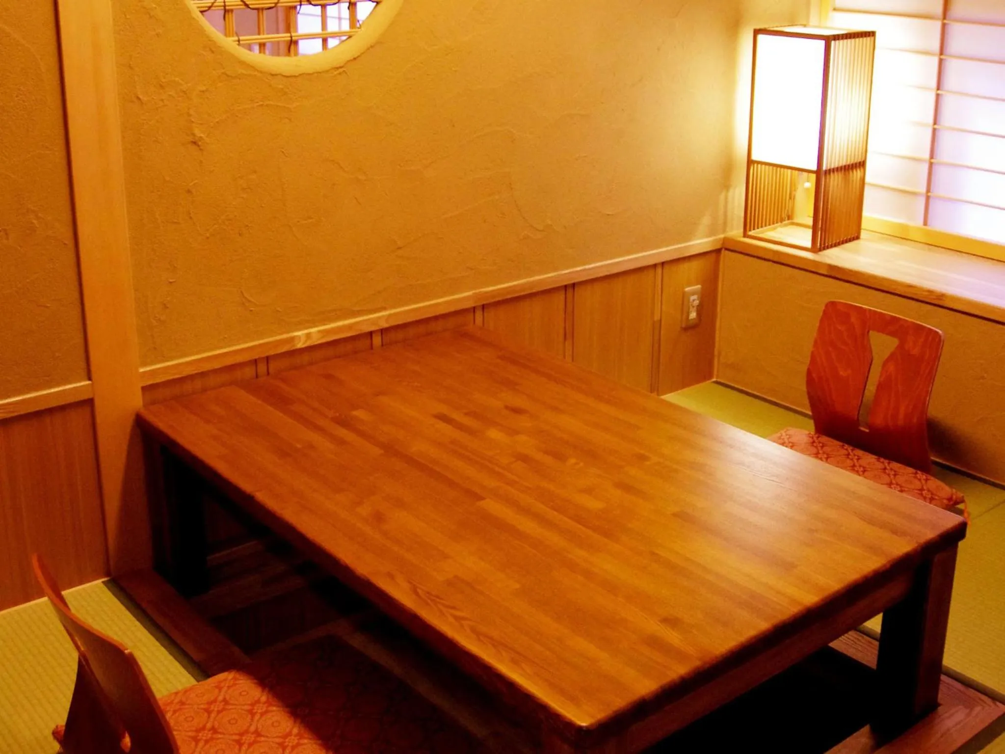 Seating area in Gero Onsen Yukyunohana