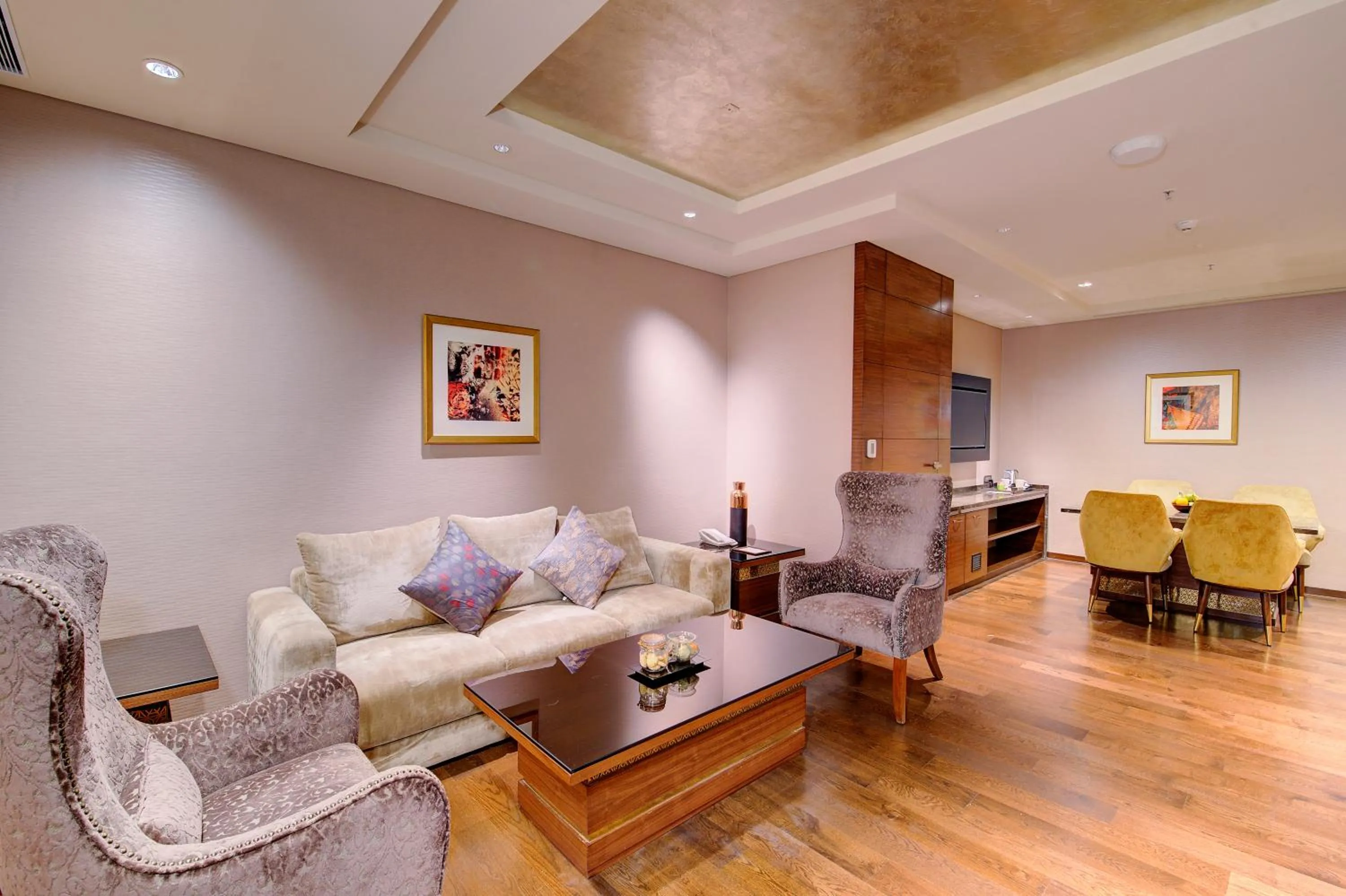 Living room in Niranta Transit Hotel Terminal 2 Arrivals/Landside