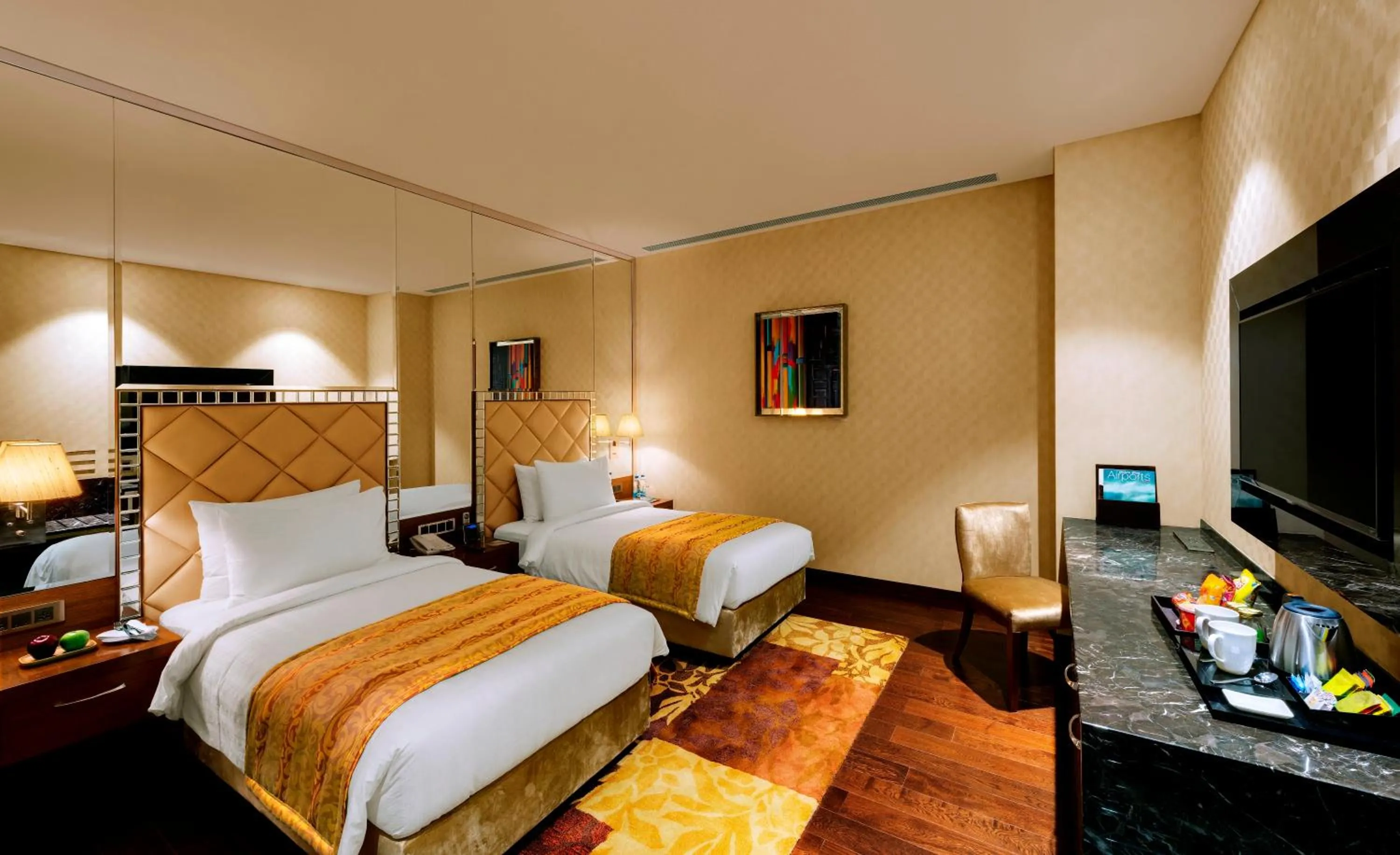 Bedroom, Bed in Niranta Transit Hotel Terminal 2 Arrivals/Landside