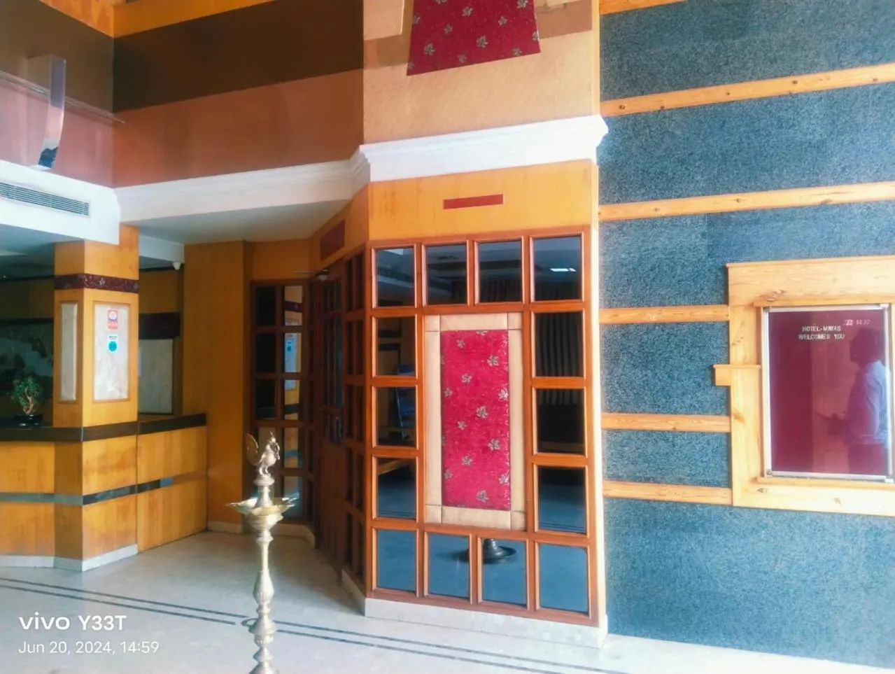 Lobby or reception in Hotel Mayas