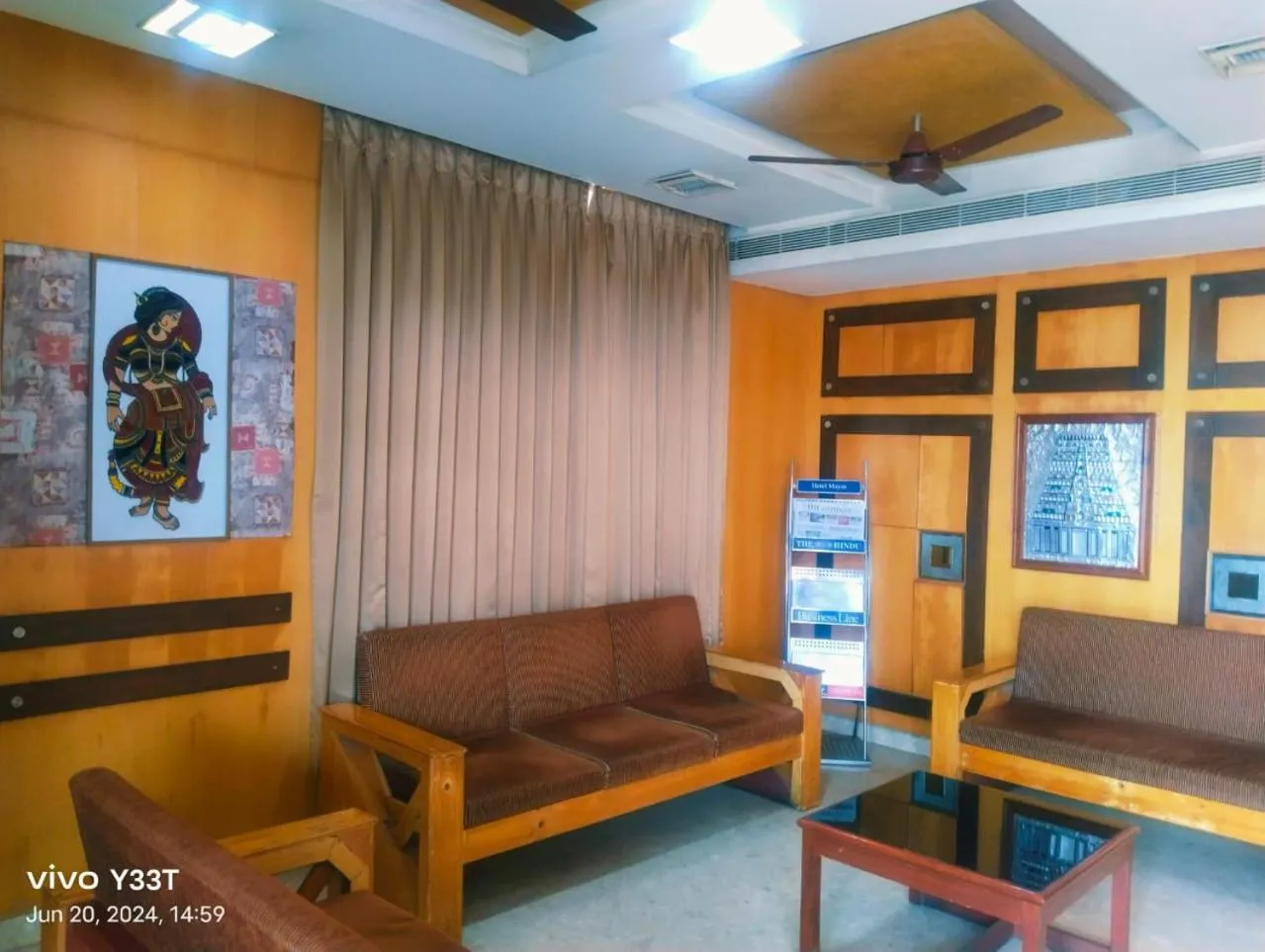 Lobby or reception in Hotel Mayas