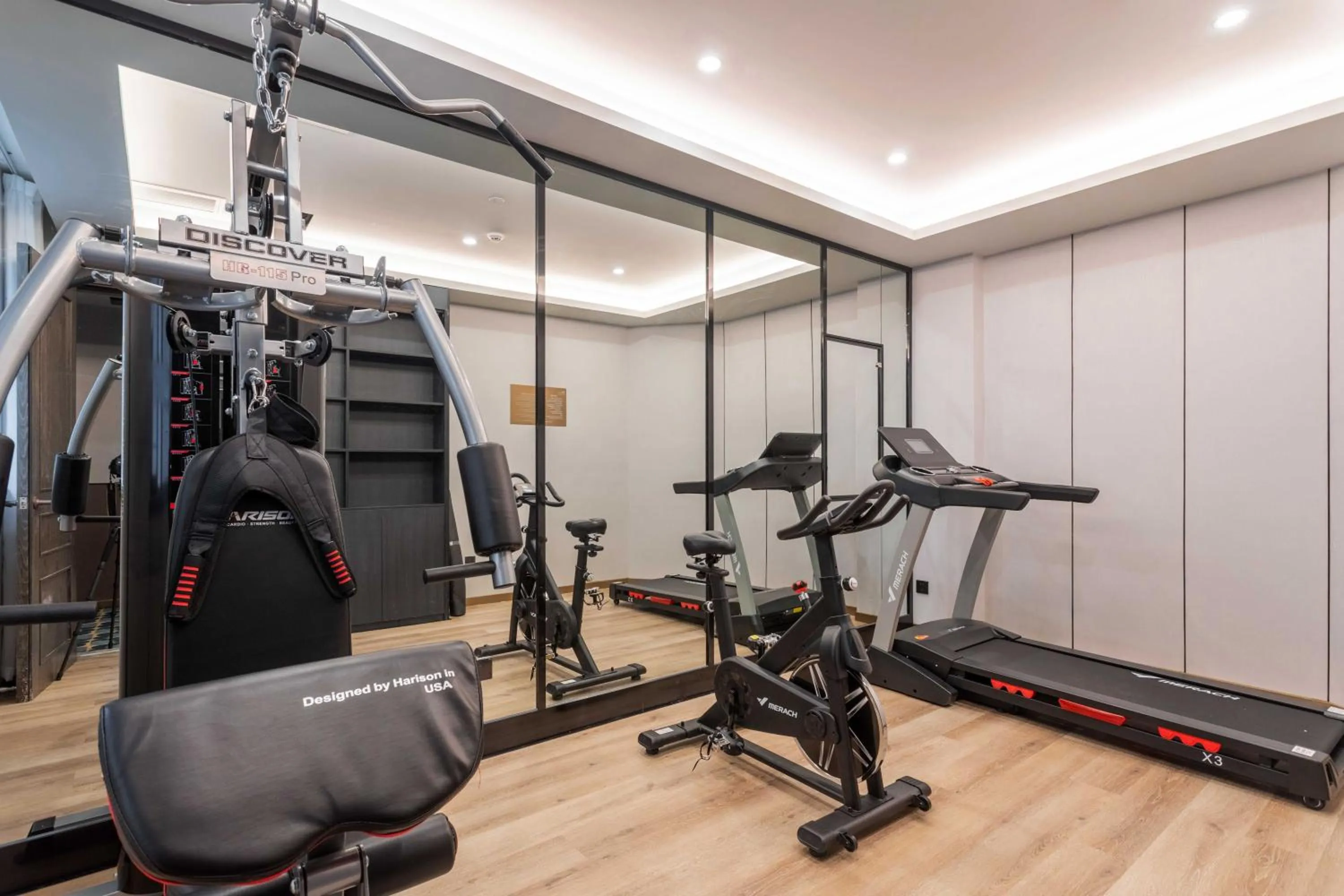 Fitness centre/facilities in Grand Madison Wuhan Hankou on the Bund