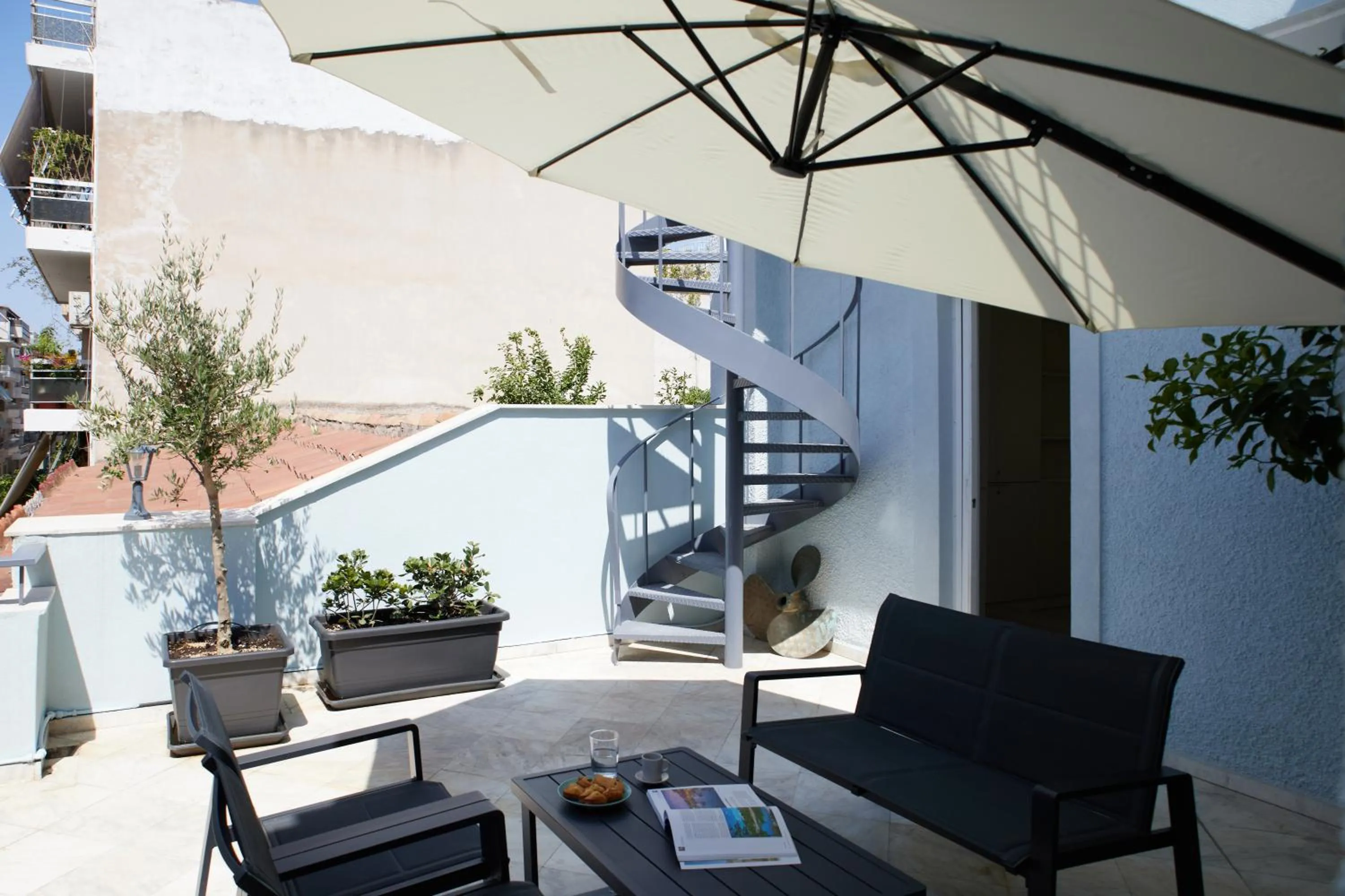 Balcony/Terrace in Incanto Boutique Suites - Koukaki