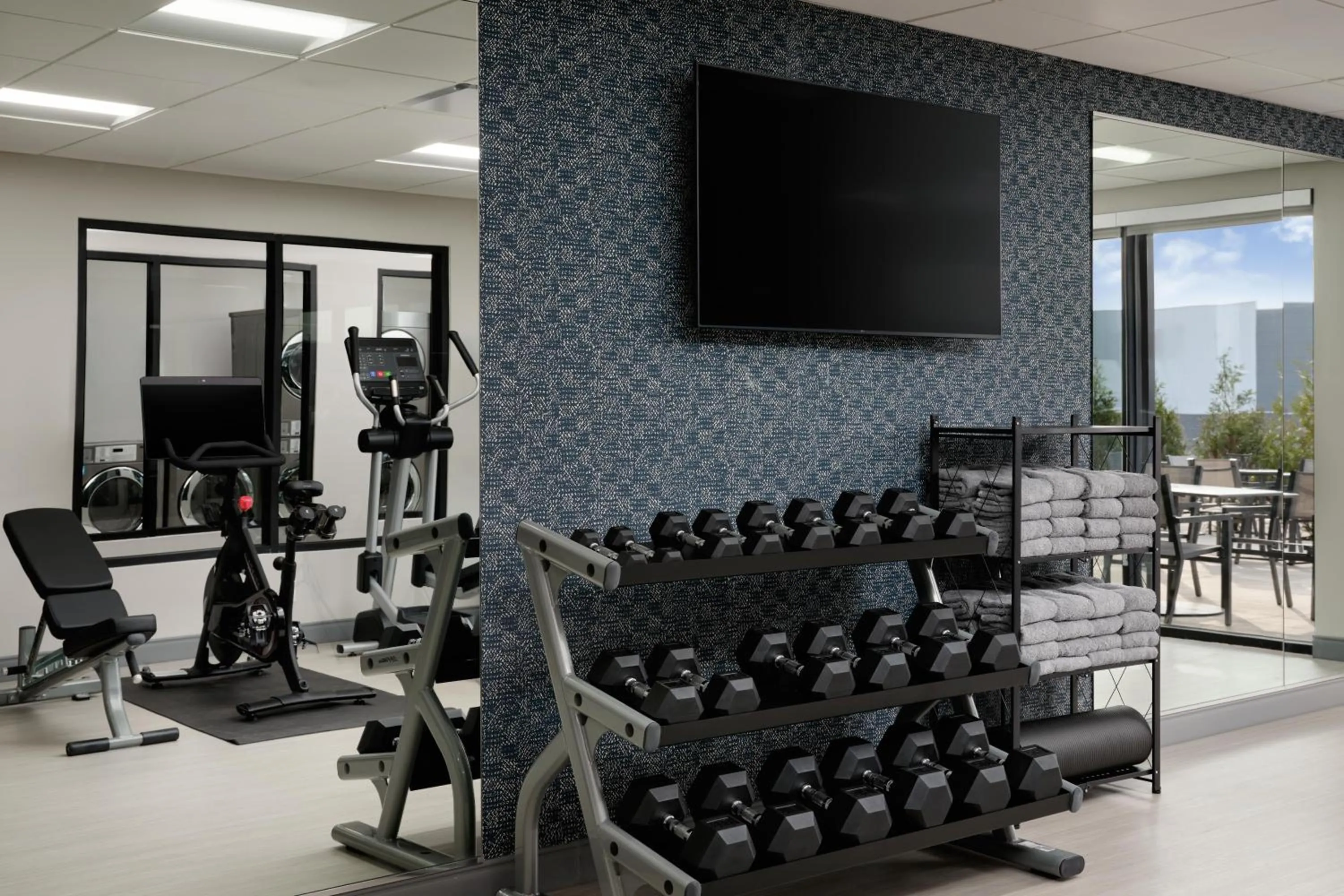 Fitness centre/facilities in Hyatt Studios Huntsville