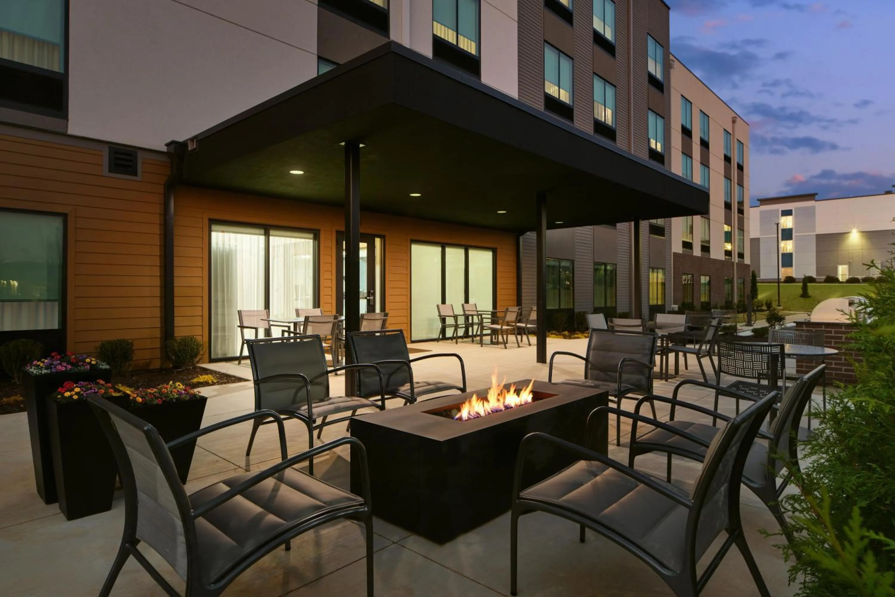 Patio in Hyatt Studios Huntsville