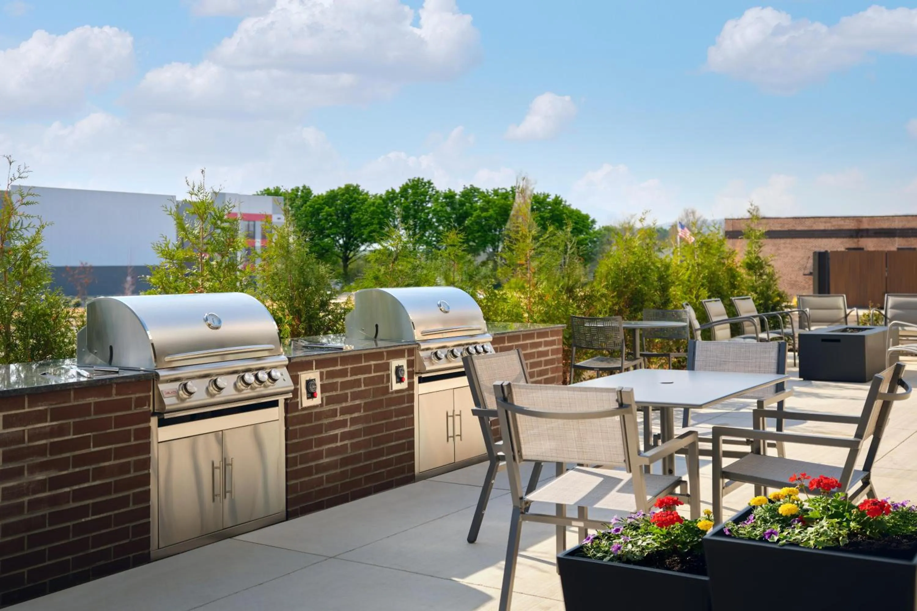 Patio in Hyatt Studios Huntsville