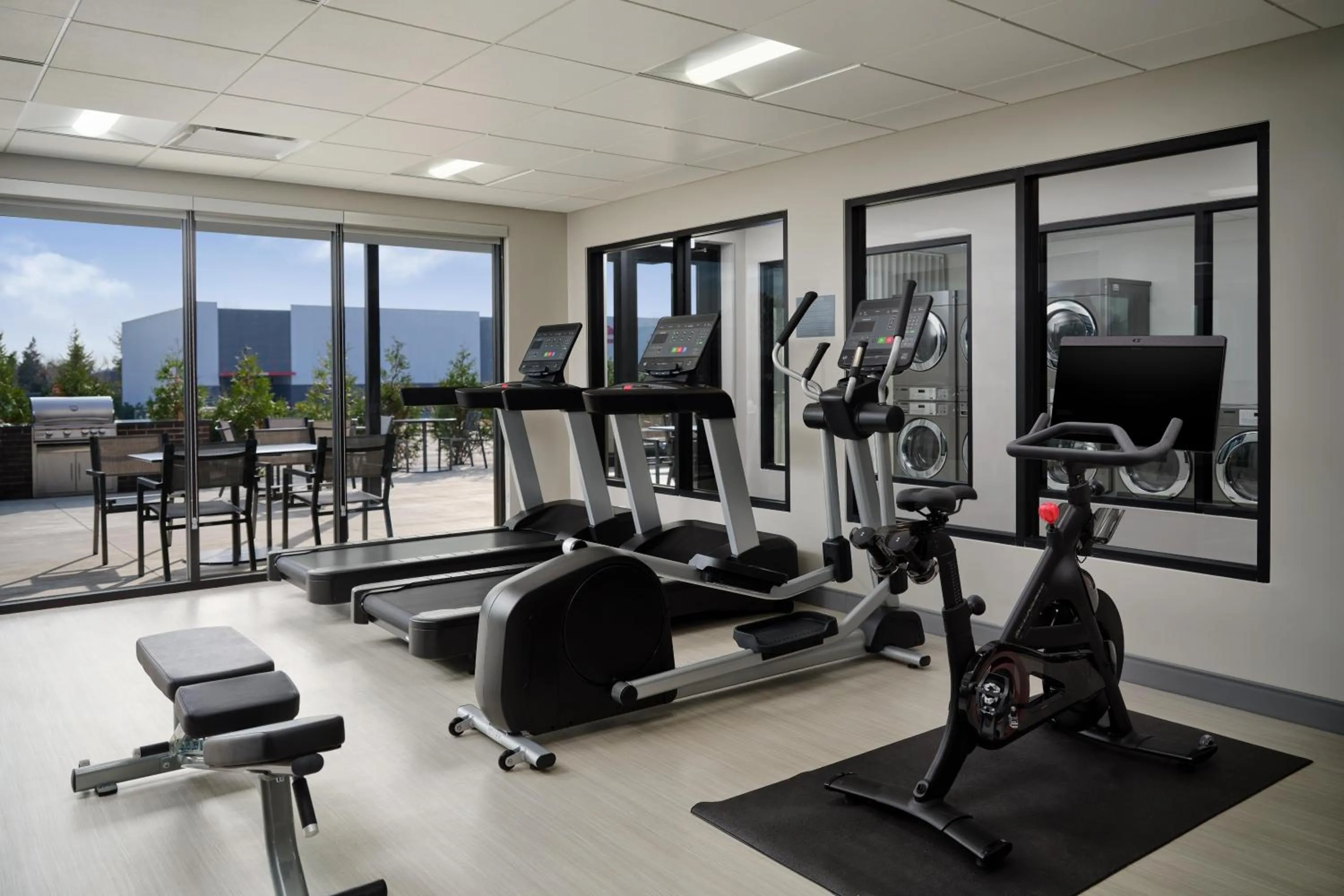 Fitness centre/facilities in Hyatt Studios Huntsville