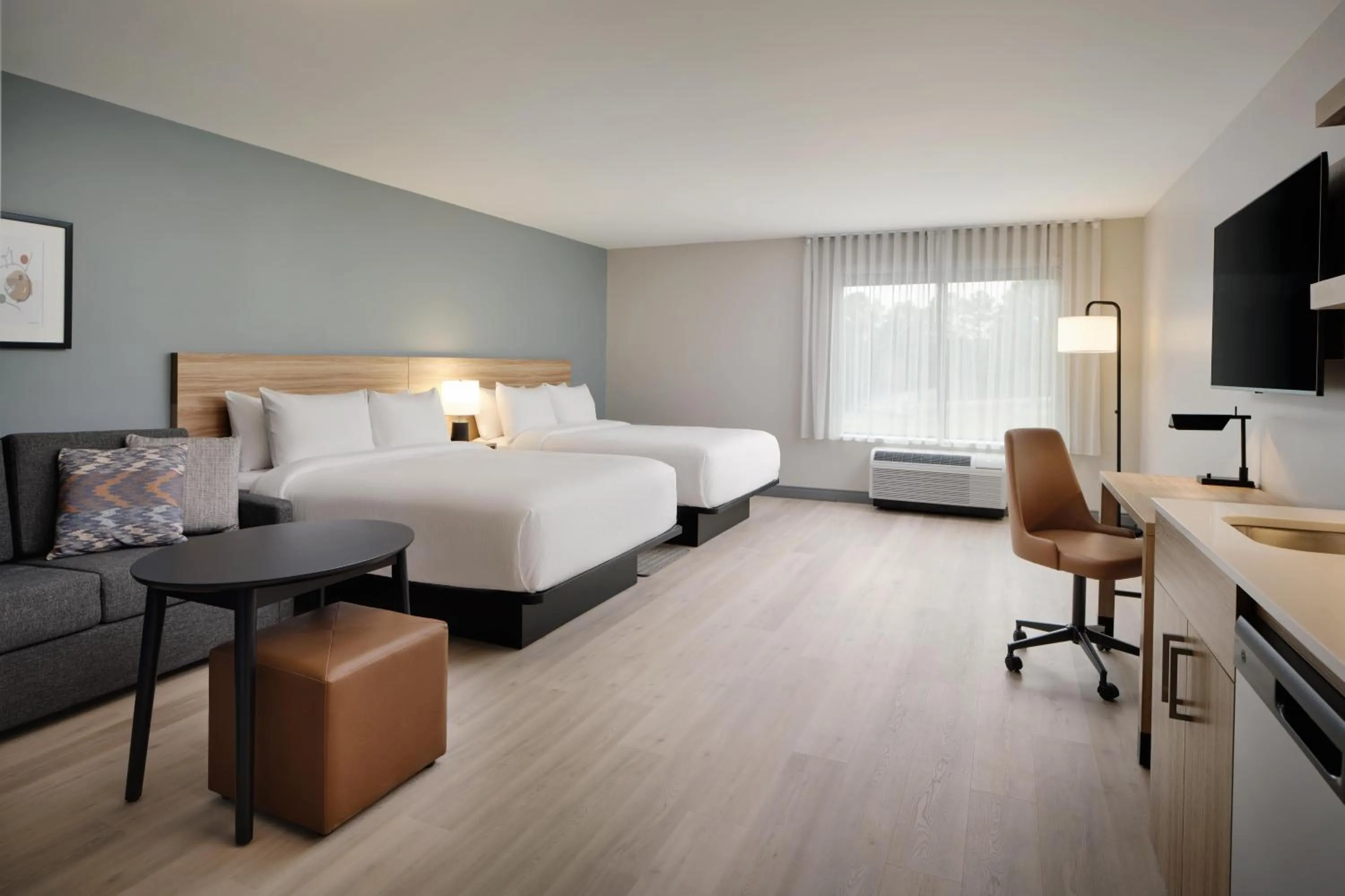 Bedroom, Bed in Hyatt Studios Huntsville