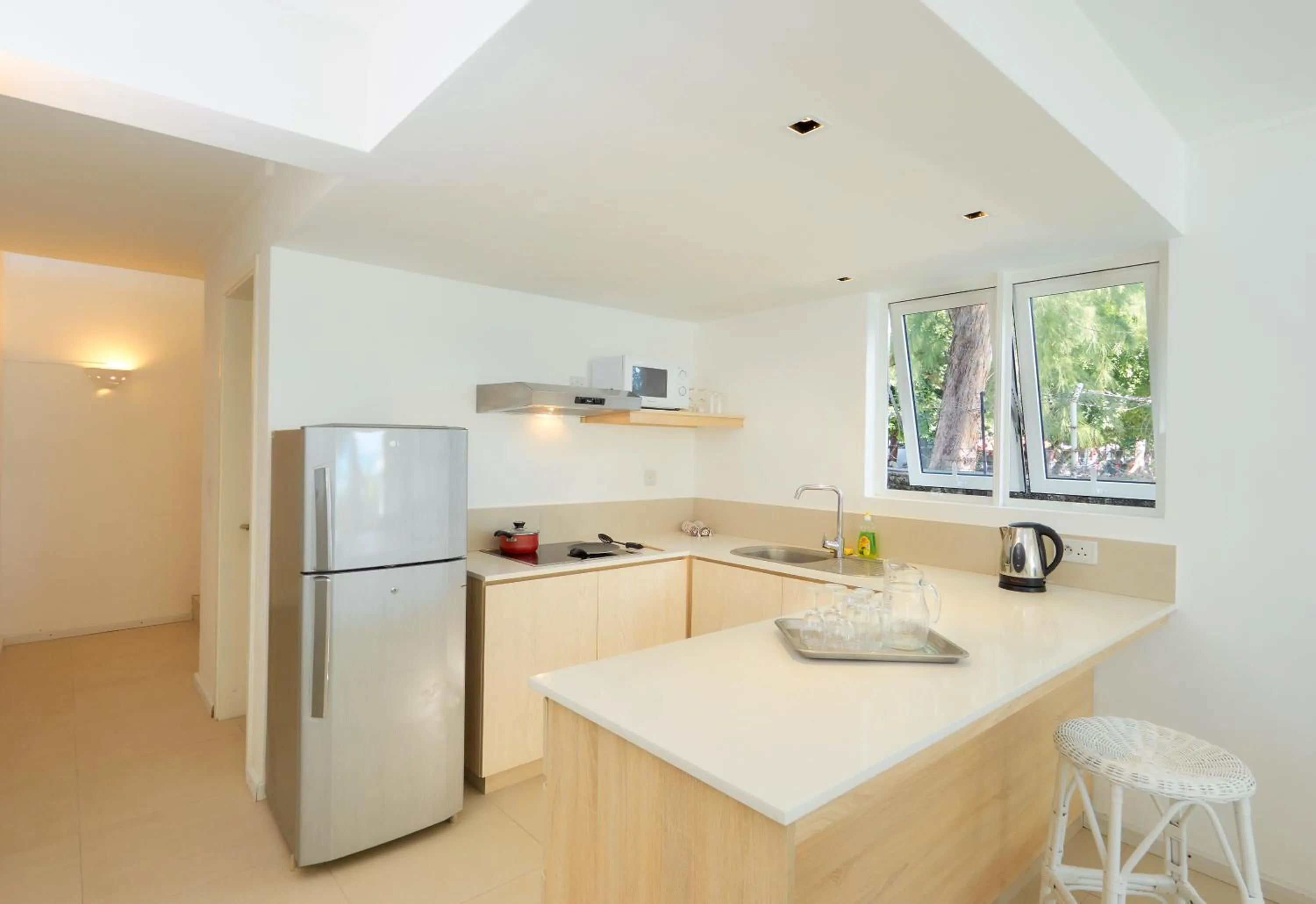 Kitchen or kitchenette in Le Beachclub