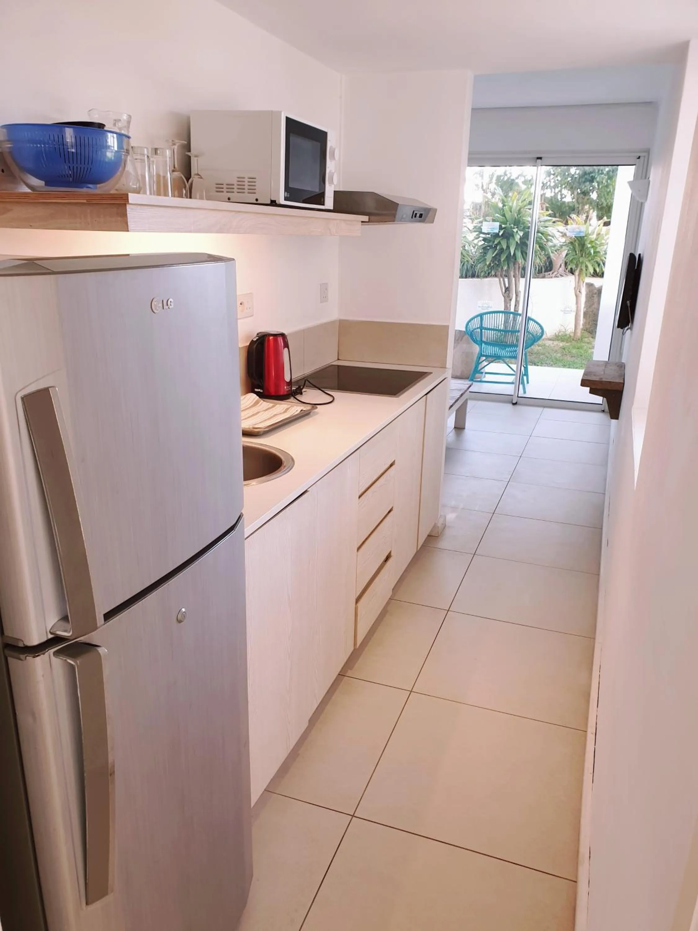 Kitchen or kitchenette in Le Beachclub