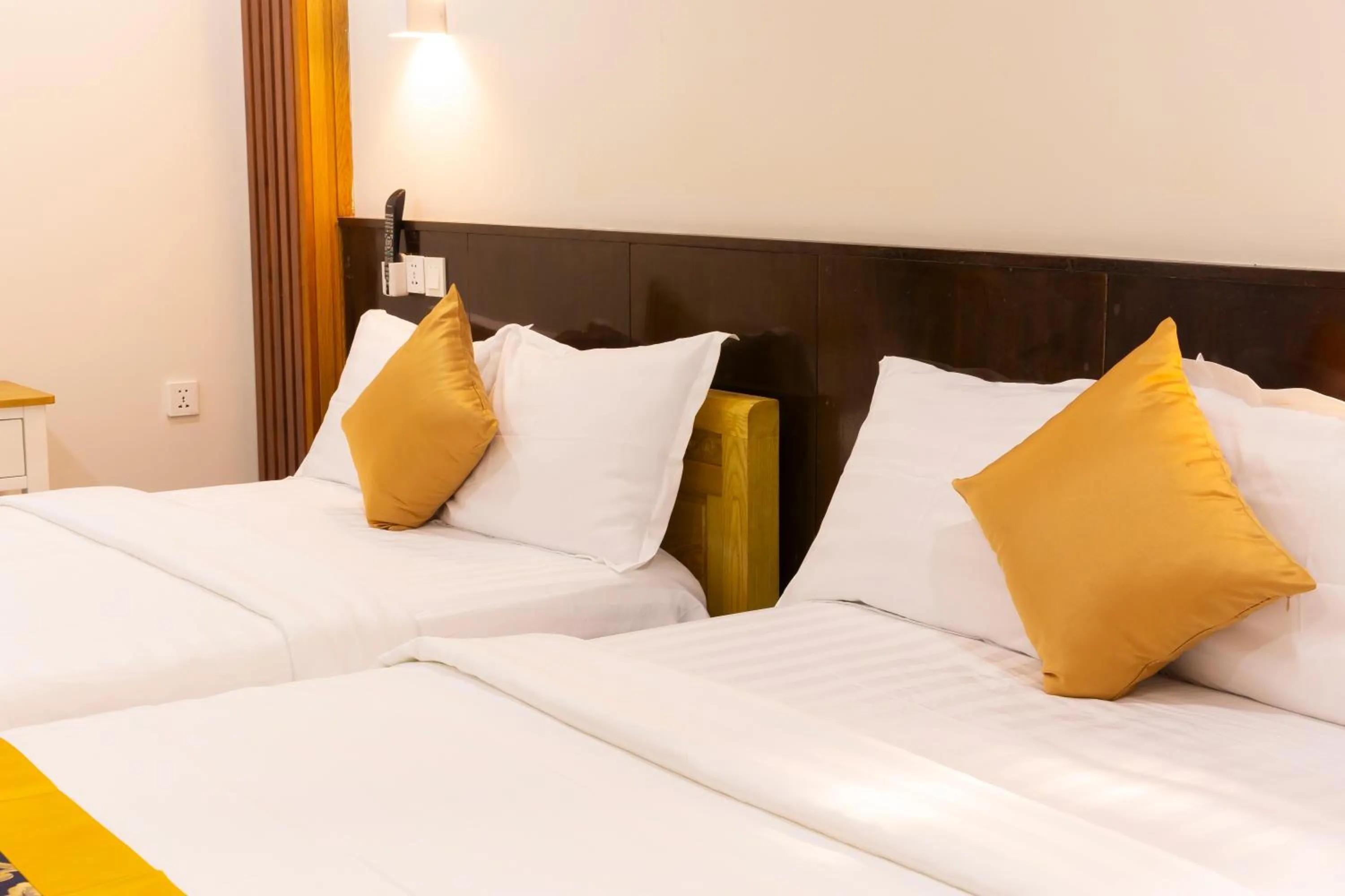 Bed in Atana Saigon Boutique Hotel II