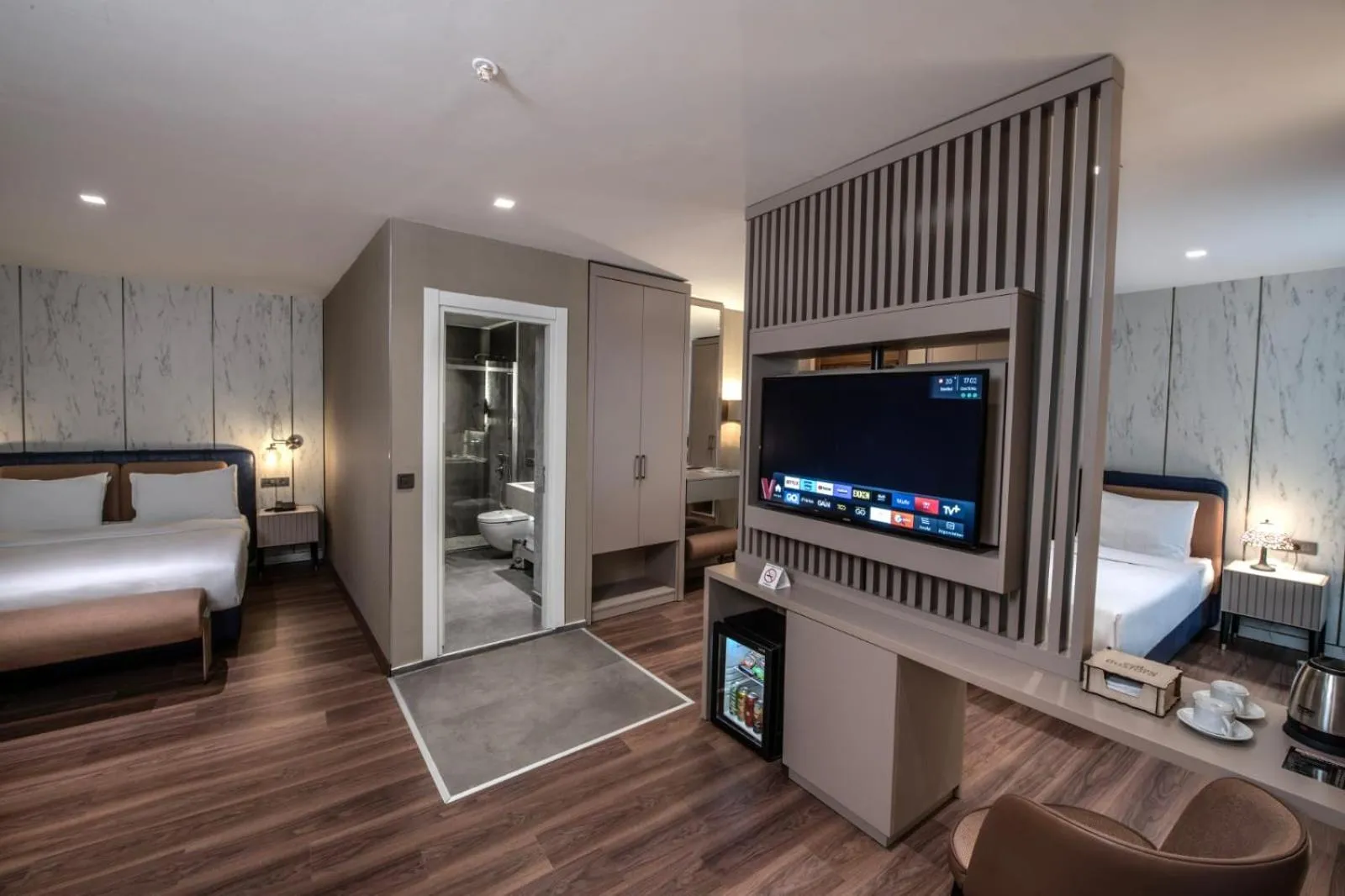 Bed in Hotel Bosfora