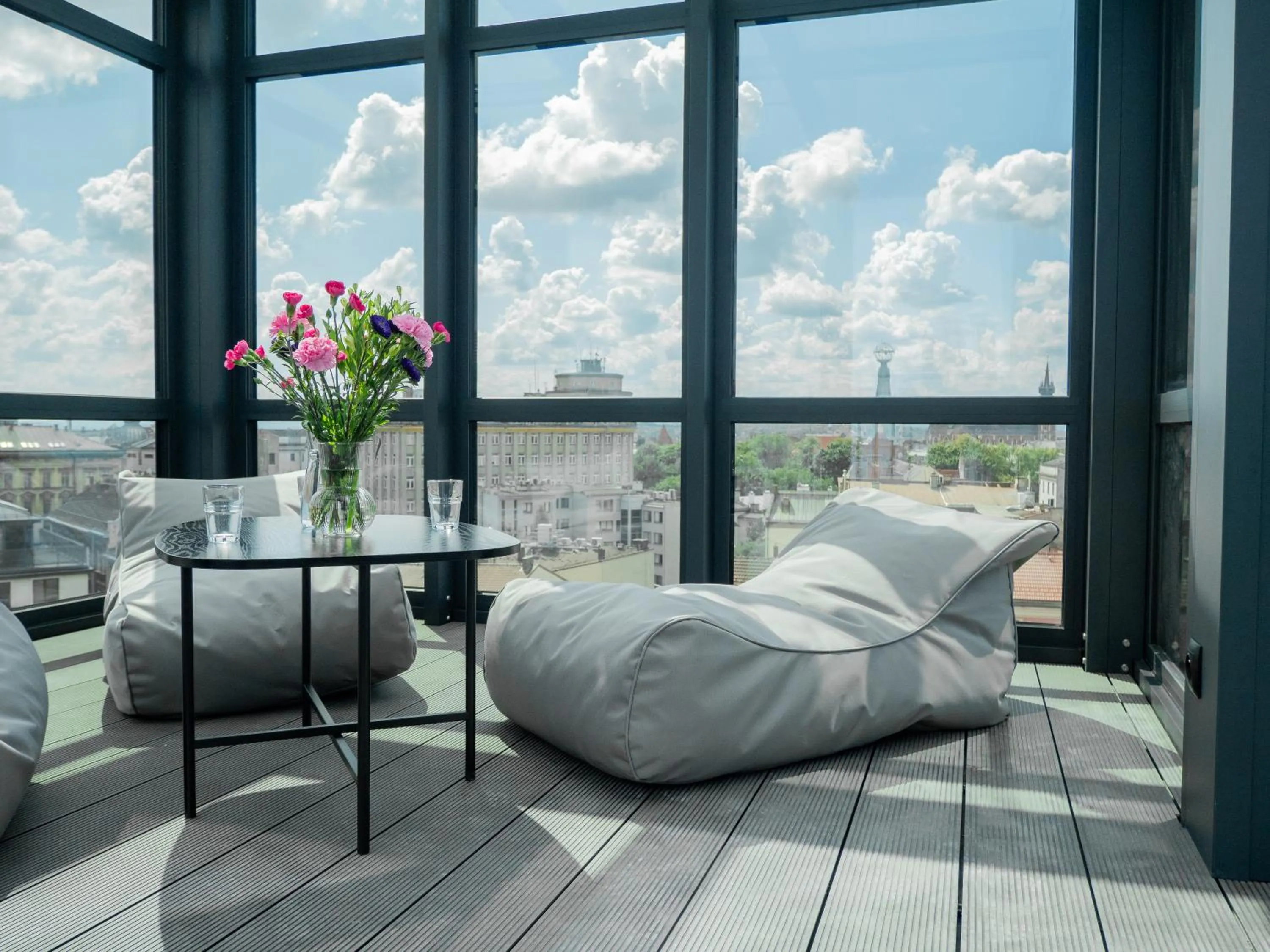 Balcony/Terrace in Długa 17 Residence