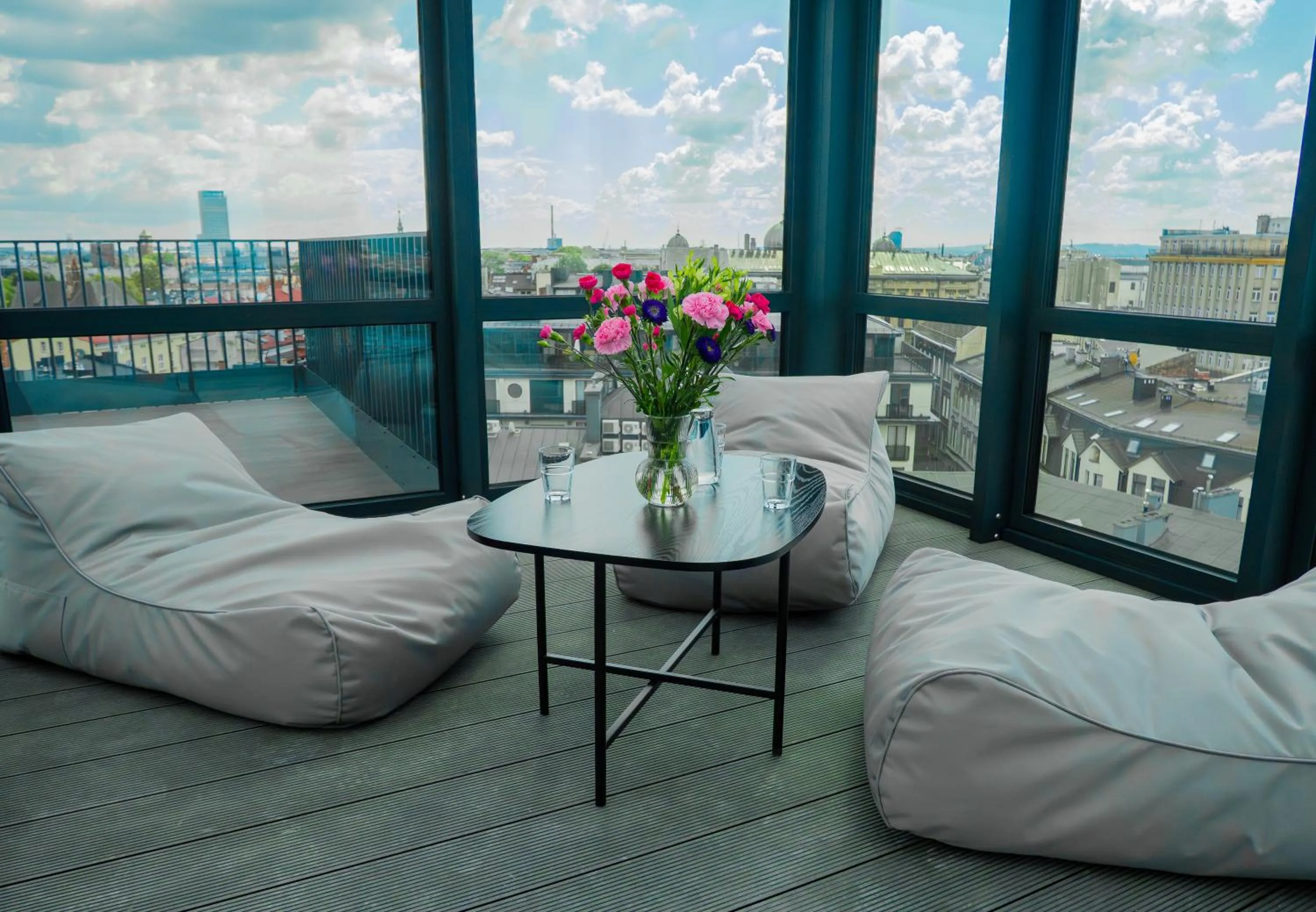 Balcony/Terrace in Długa 17 Residence