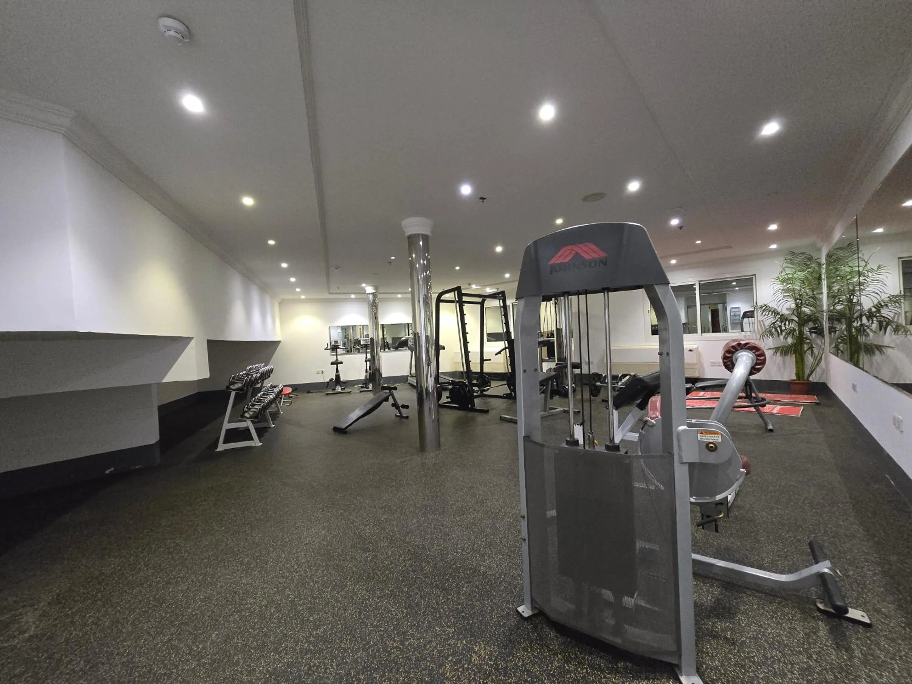 Fitness centre/facilities in Taj Celine Hotel