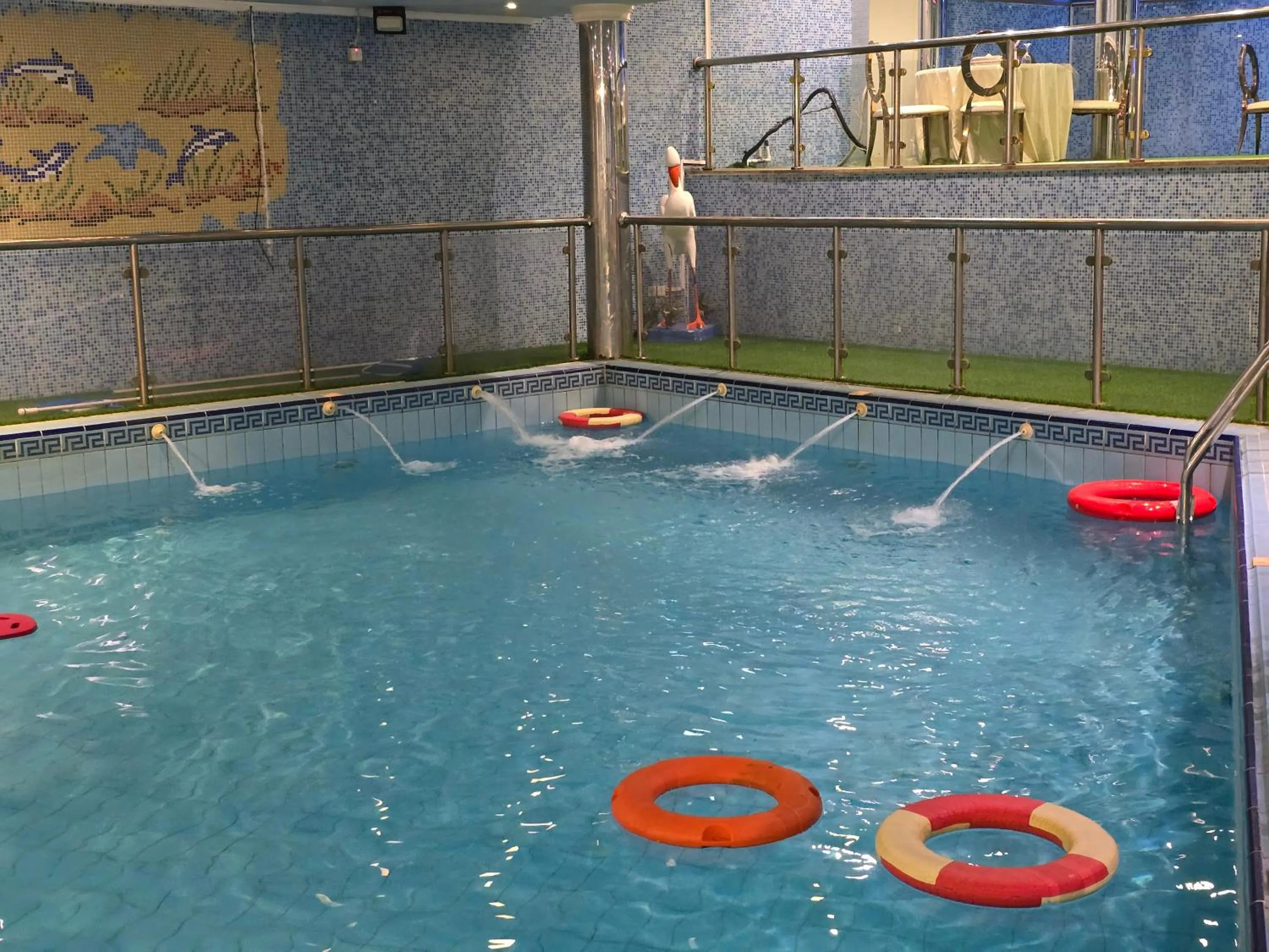 Pool view in Taj Celine Hotel