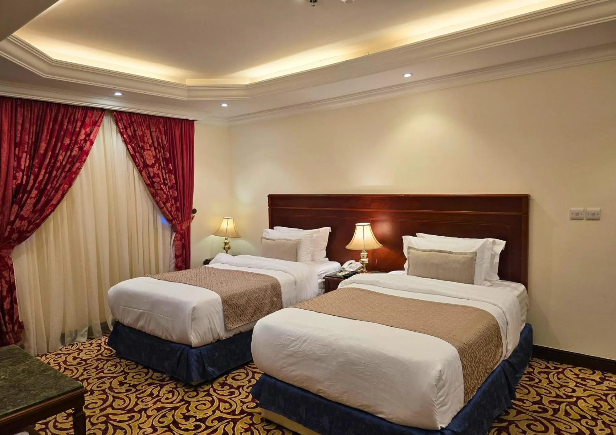 Bed in Taj Celine Hotel