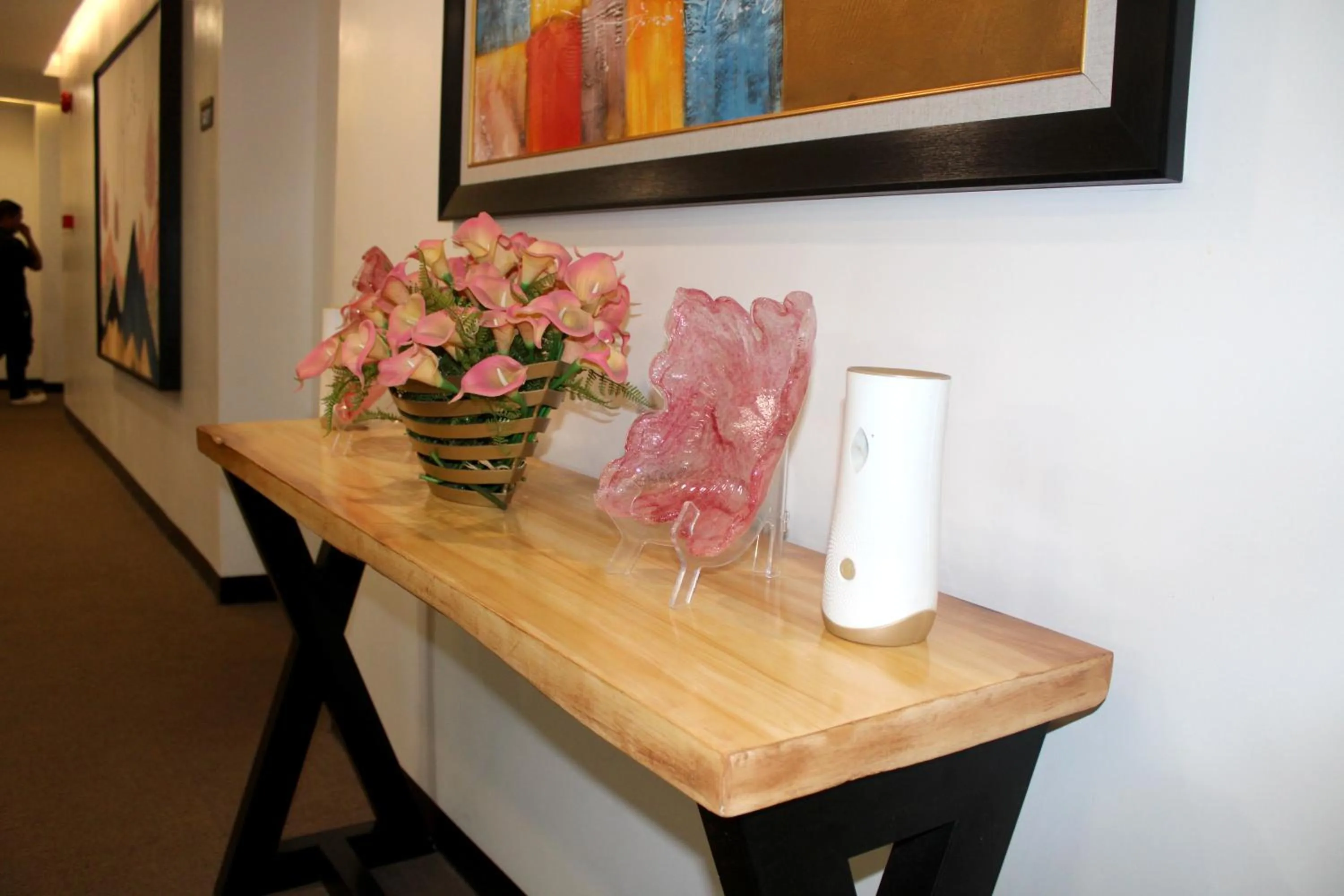 Decorative detail in Dancenter Boss Hotel Near Clark International Airport