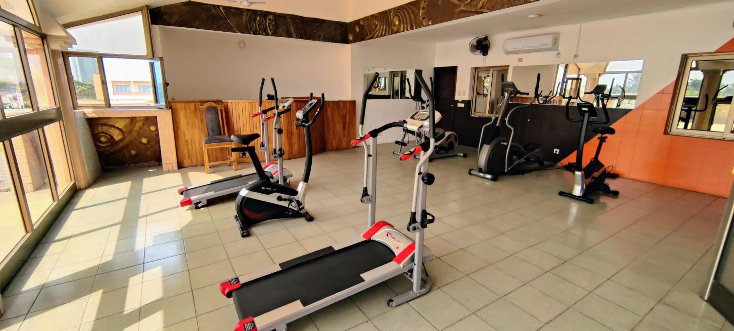 Fitness centre/facilities in Hotel le Pelican