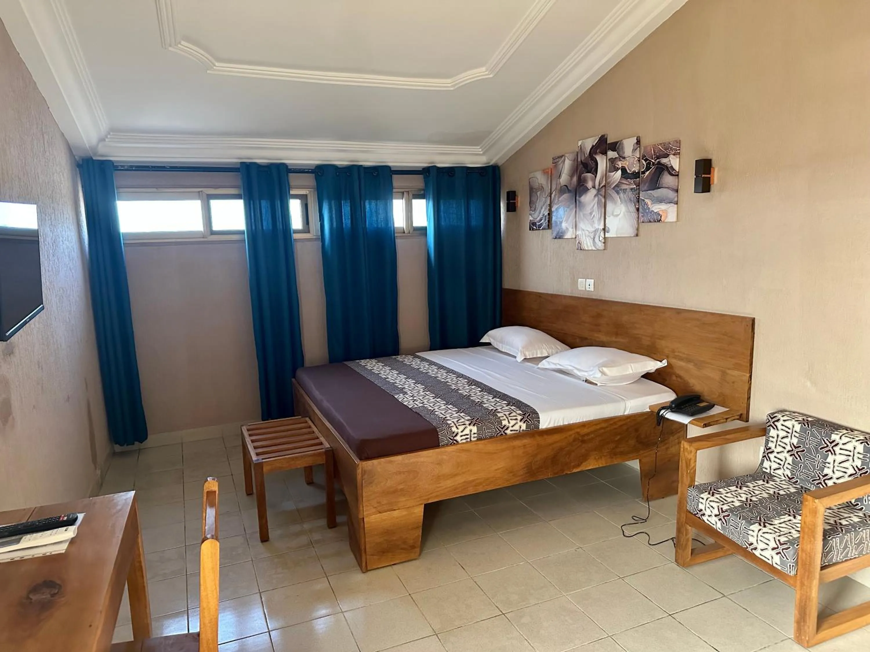 Bedroom, Bed in Hotel le Pelican