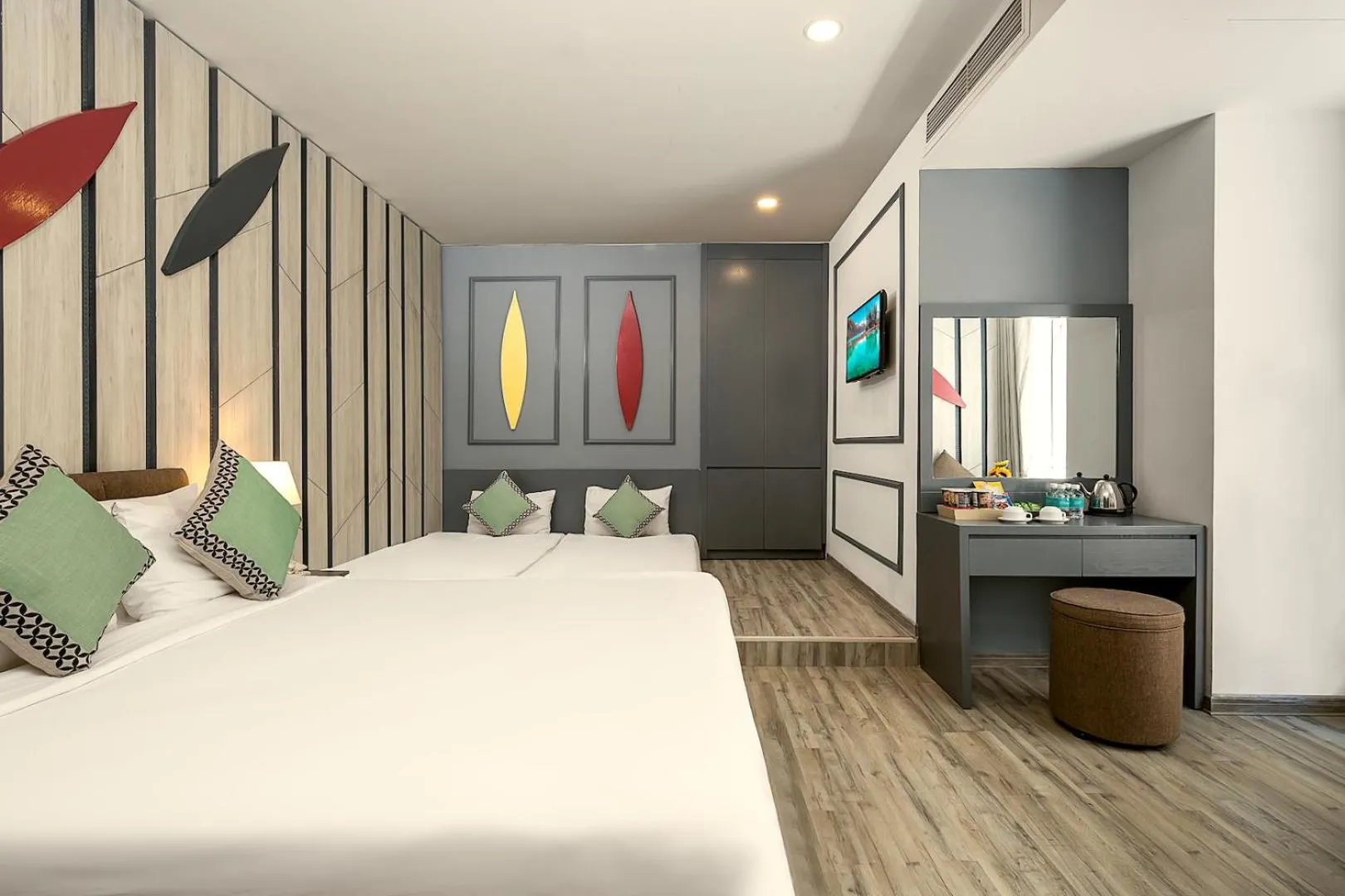 Bedroom, Bed in Le House Boutique Hotel - 100m to the beach