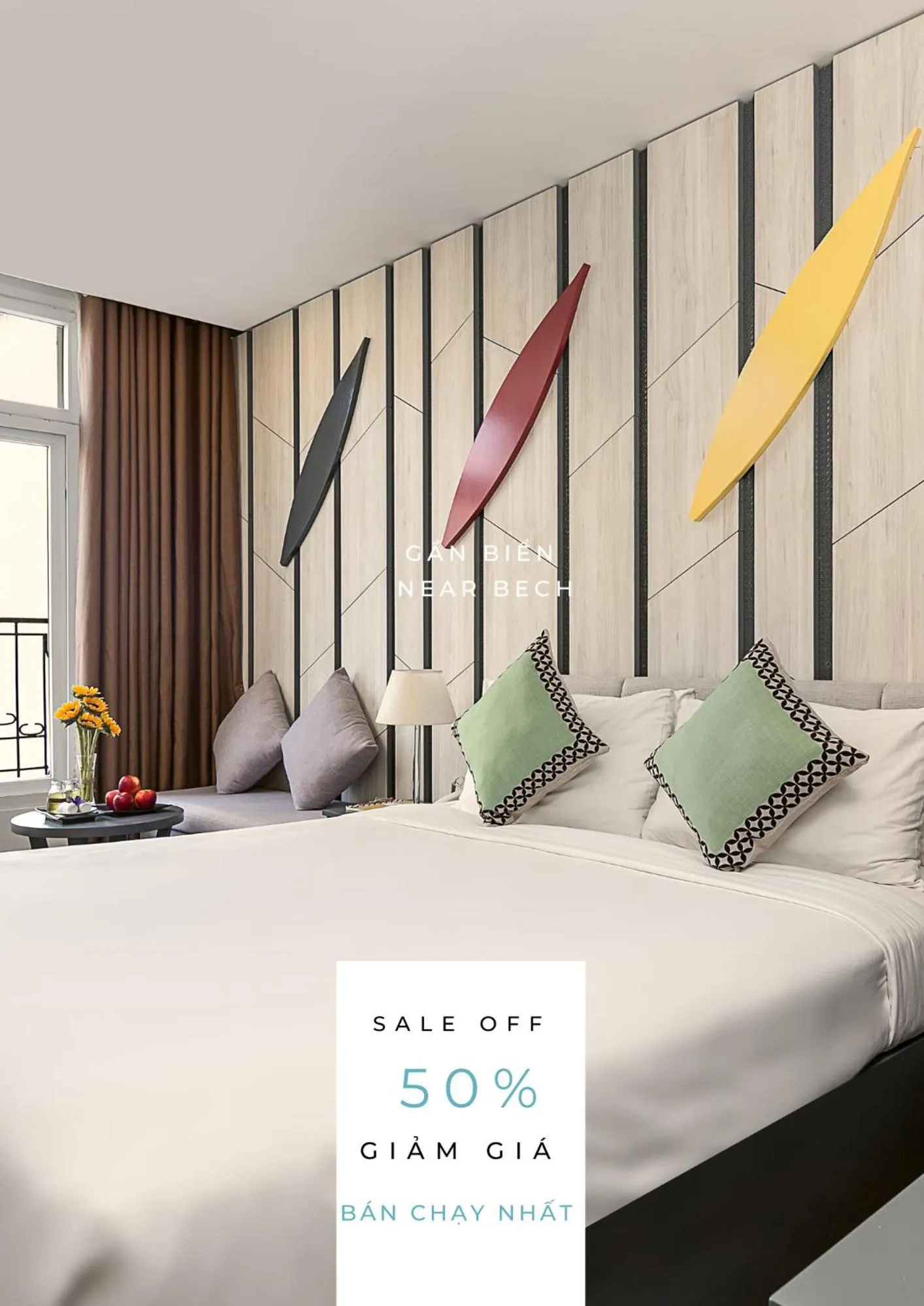 Bedroom, Bed in Le House Boutique Hotel - 100m to the beach