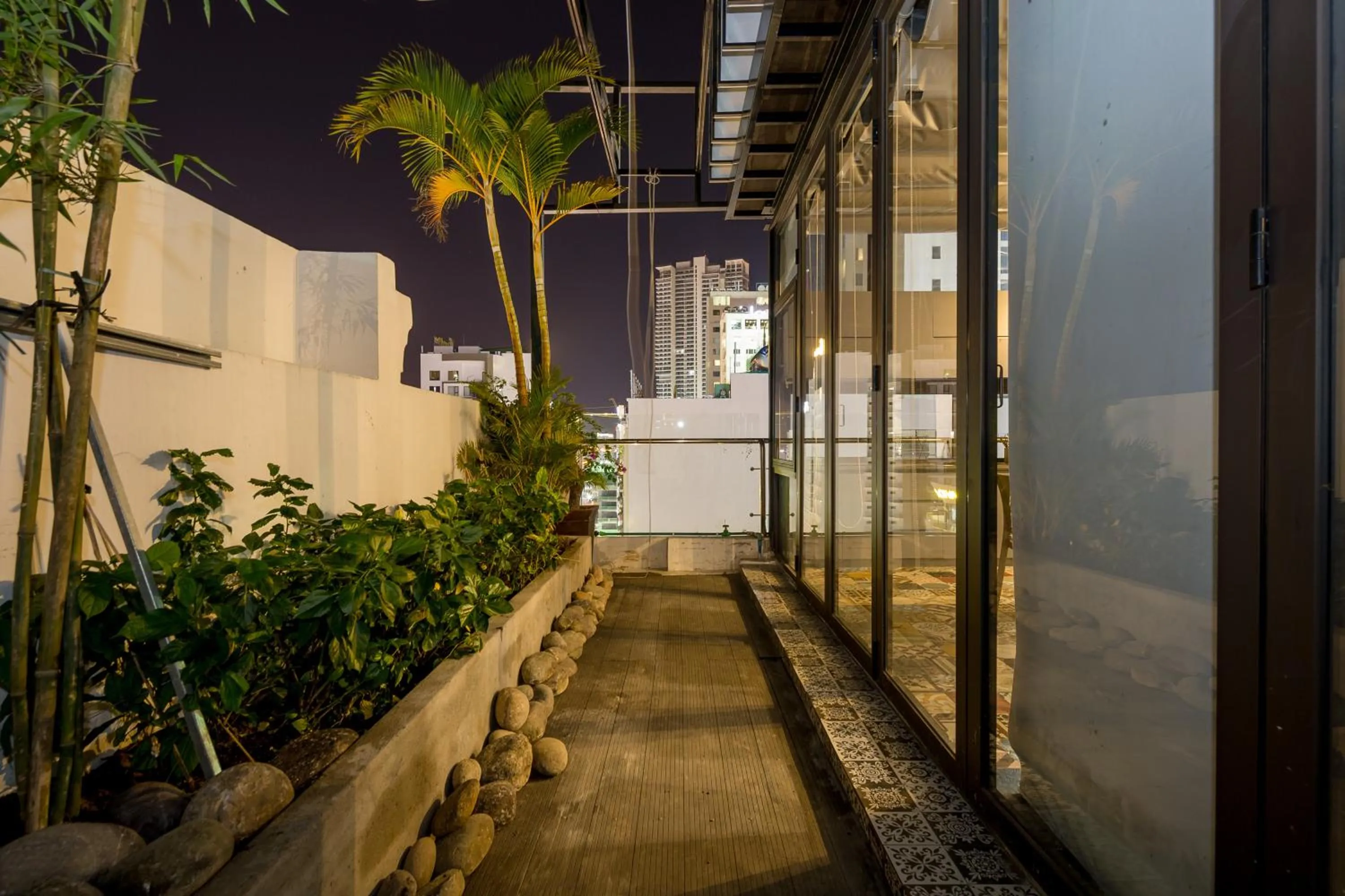Balcony/Terrace in Le House Boutique Hotel - 100m to the beach