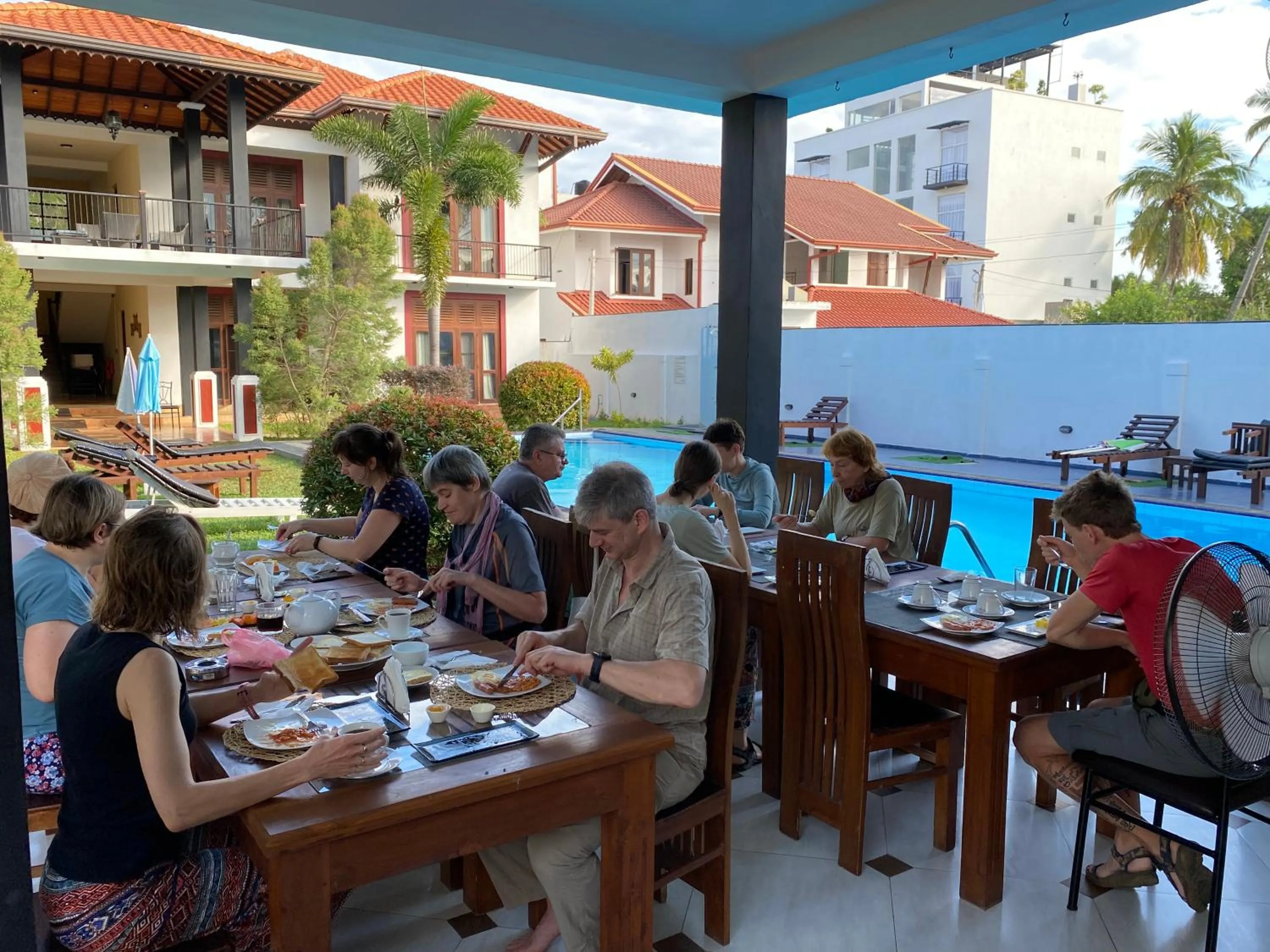 group of guests in Christima Residence