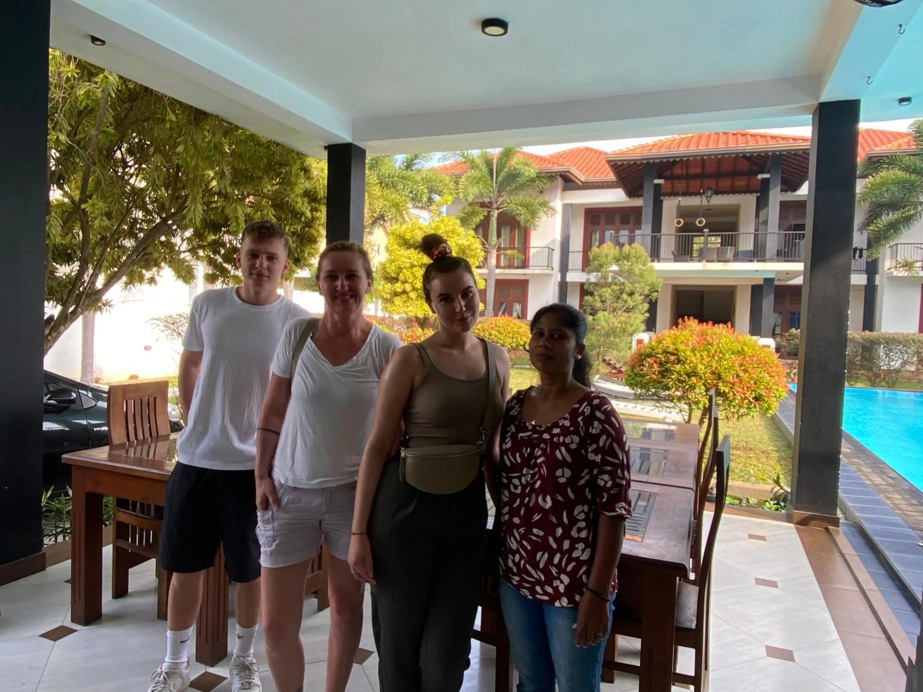 group of guests in Christima Residence