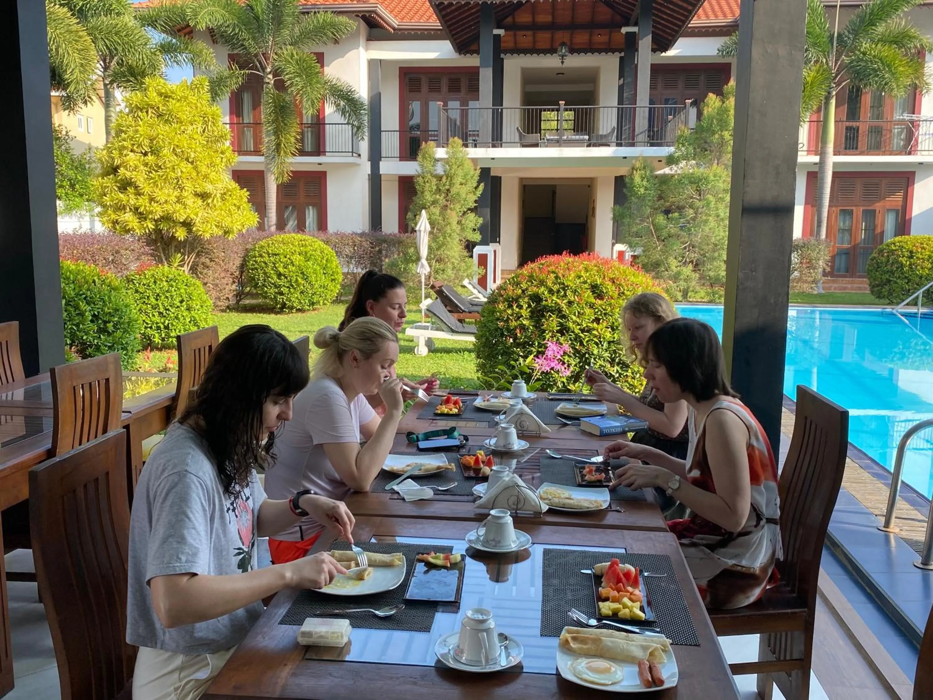 group of guests in Christima Residence