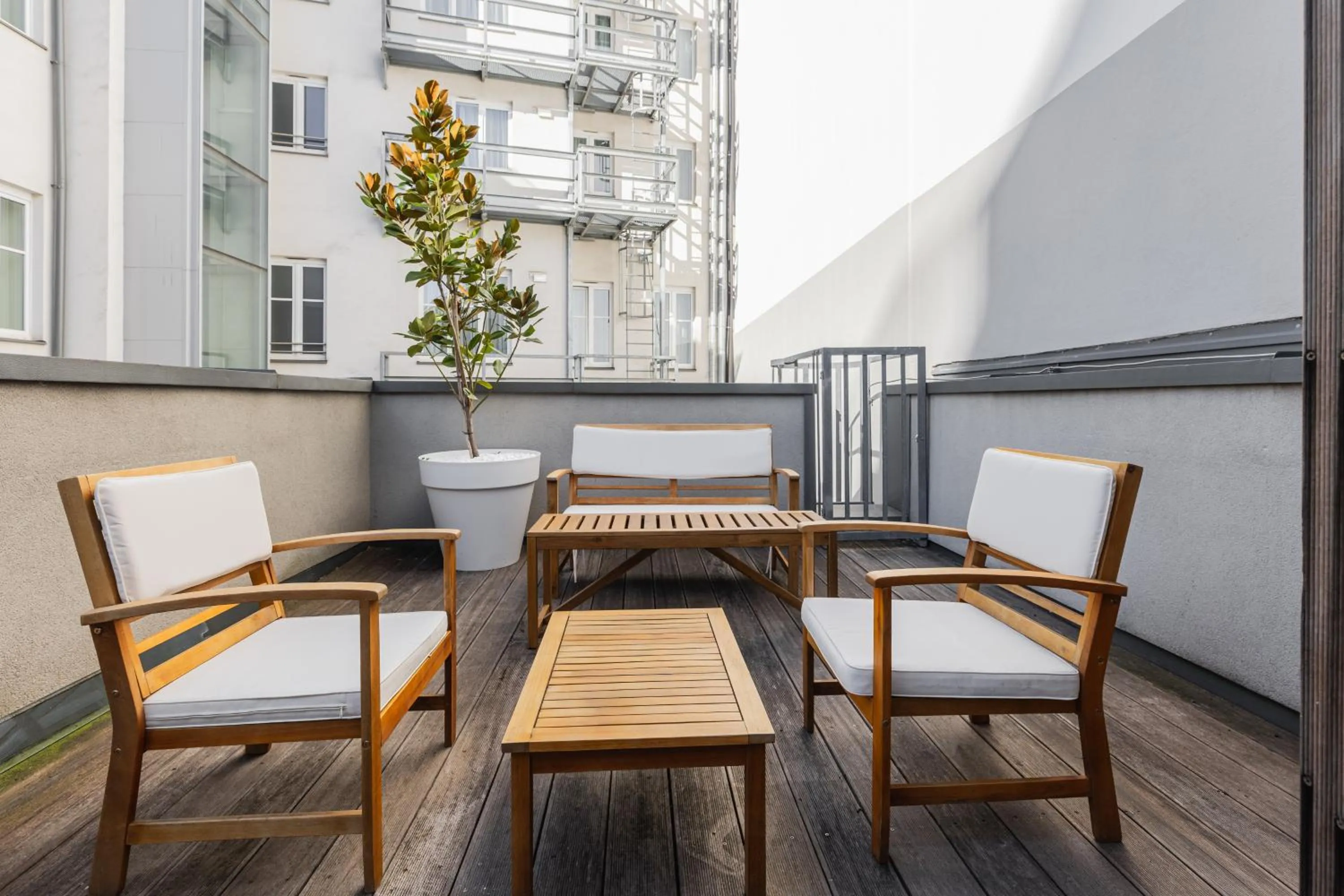 Balcony/Terrace in FortyPlusOne Hotel Vienna