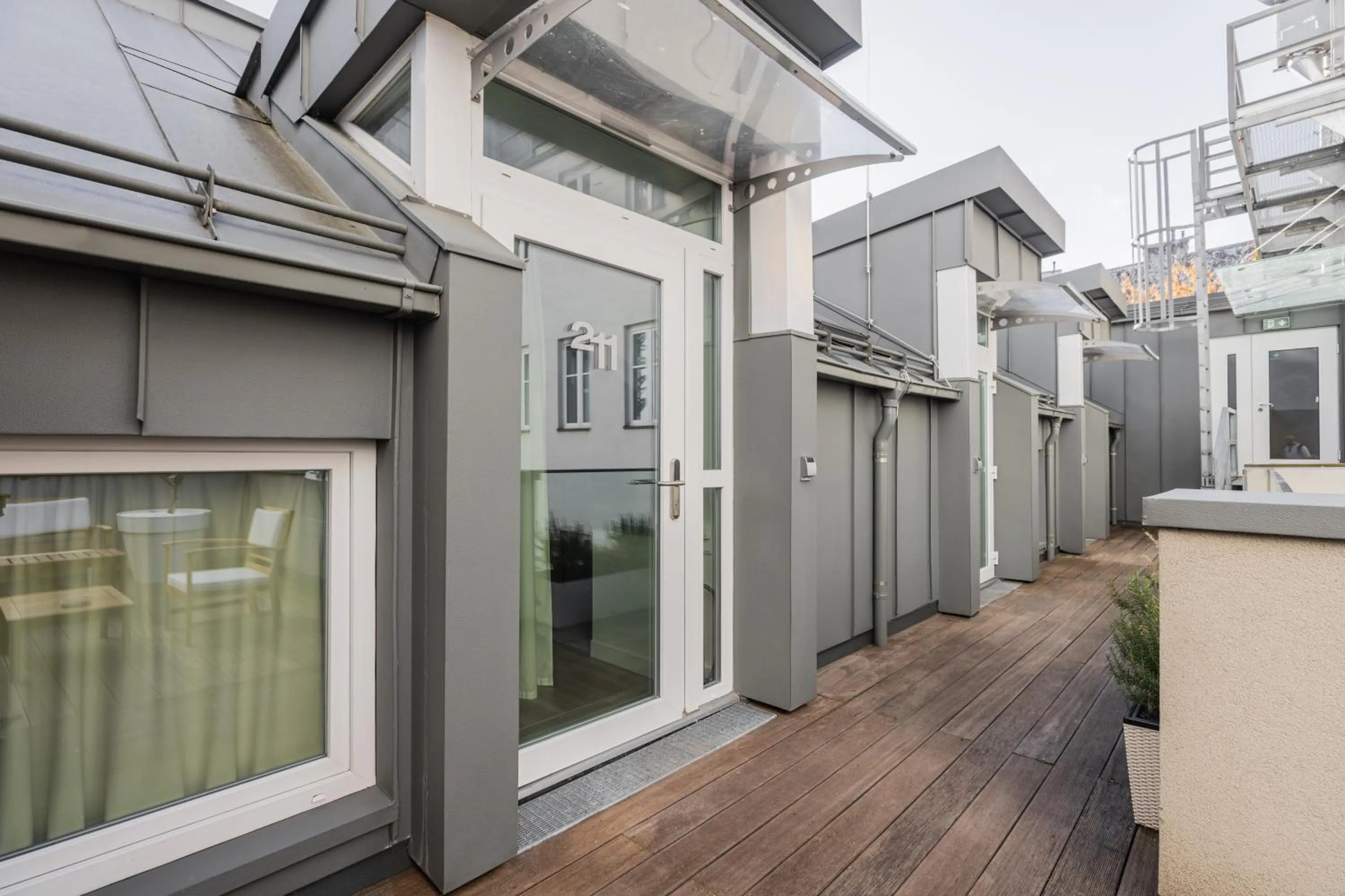 Balcony/Terrace in FortyPlusOne Hotel Vienna