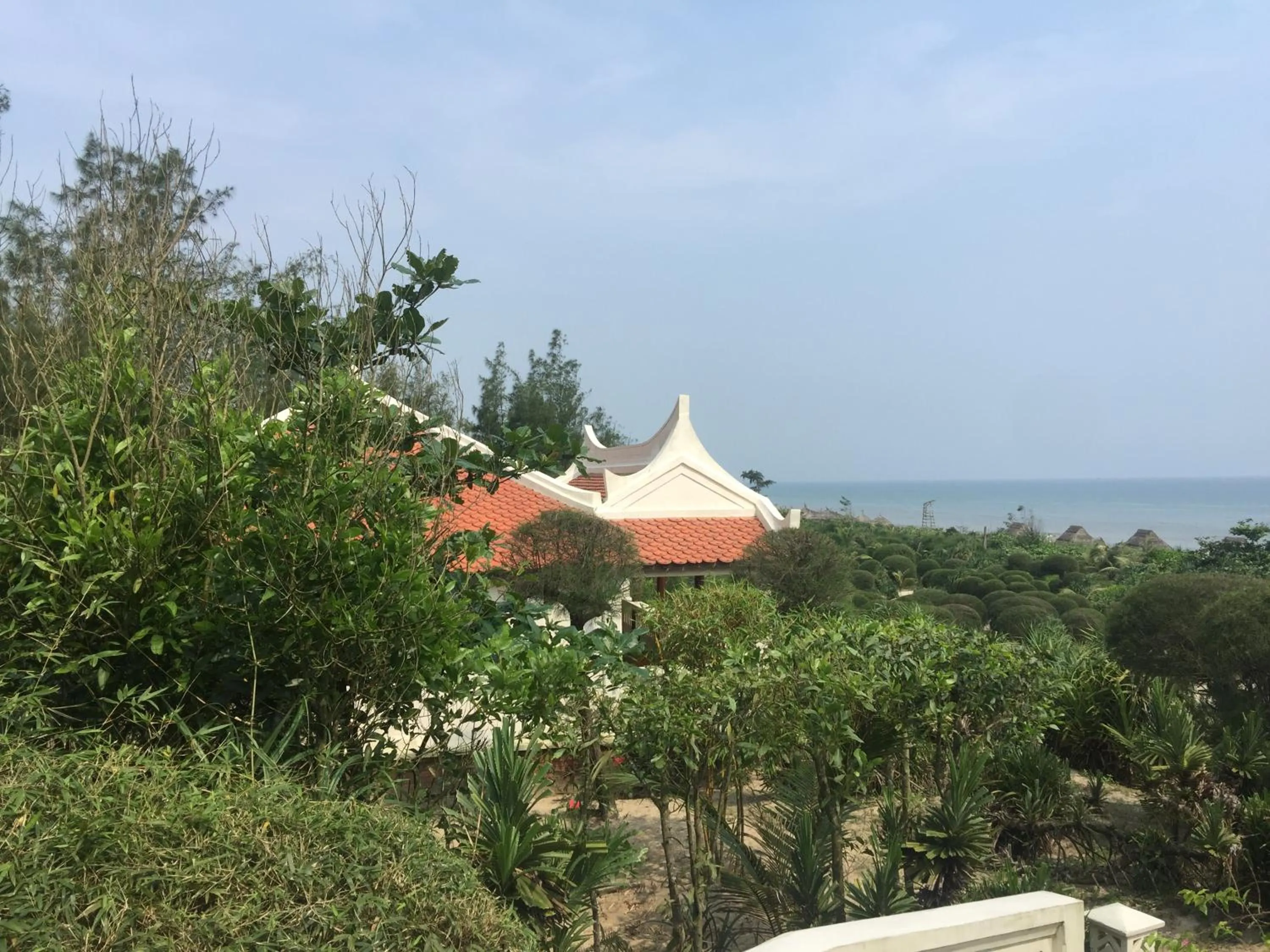 Garden in Villa Louise Hue Beach Boutique Hotel